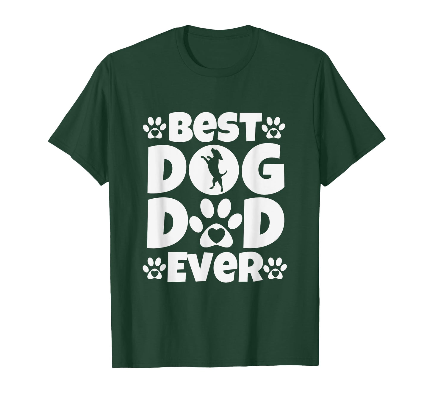 Best Dog Dad Ever - Fathers Day Present - Dog Loving Dad T-Shirt