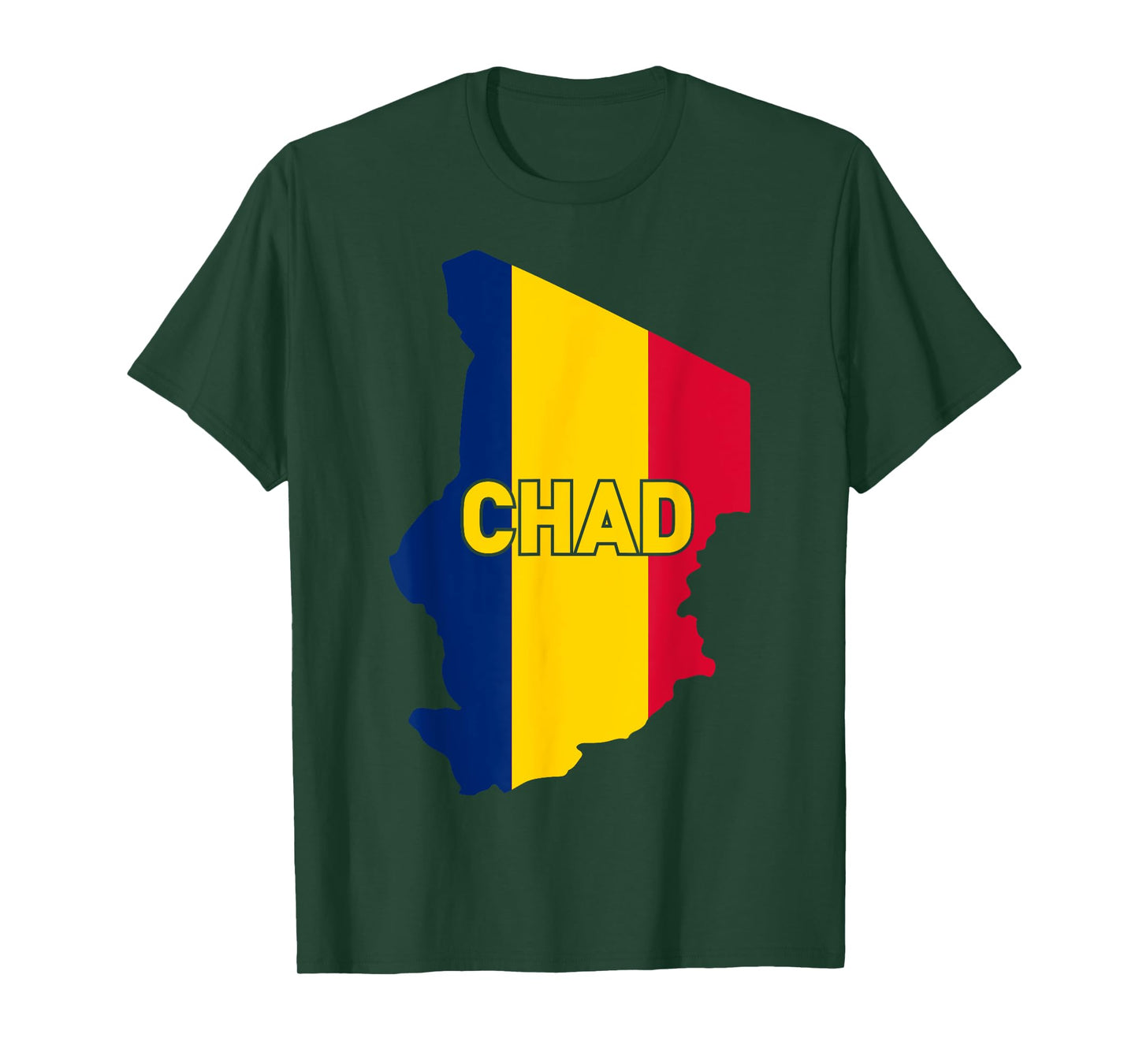 Proud Family and Patriotic Flag of Country Chad T-Shirt for Women Kids Men
