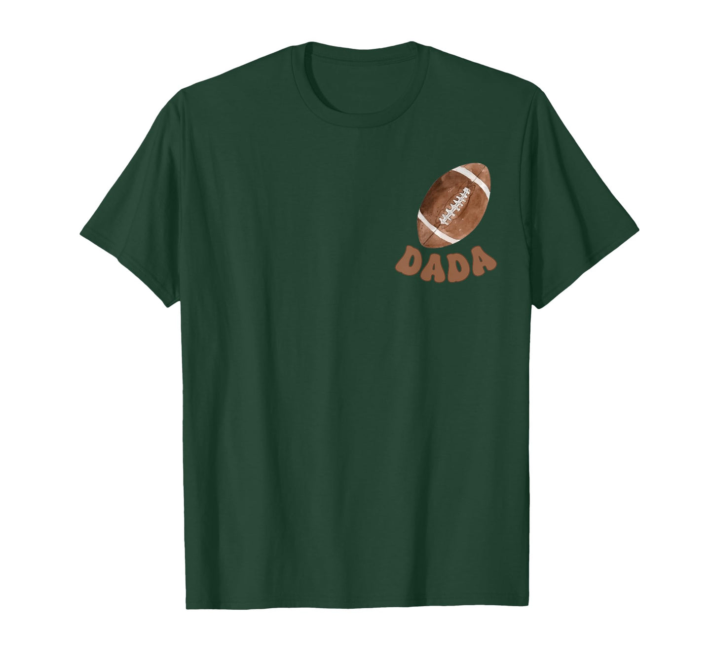 Dada of the 1 Year old Football 1st Year Down Birthday Party T-Shirt