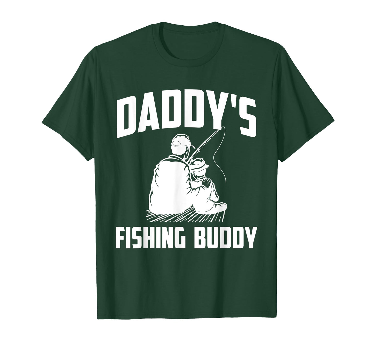 Daddys Fishing Buddy Funny Fish Hunting T-Shirt