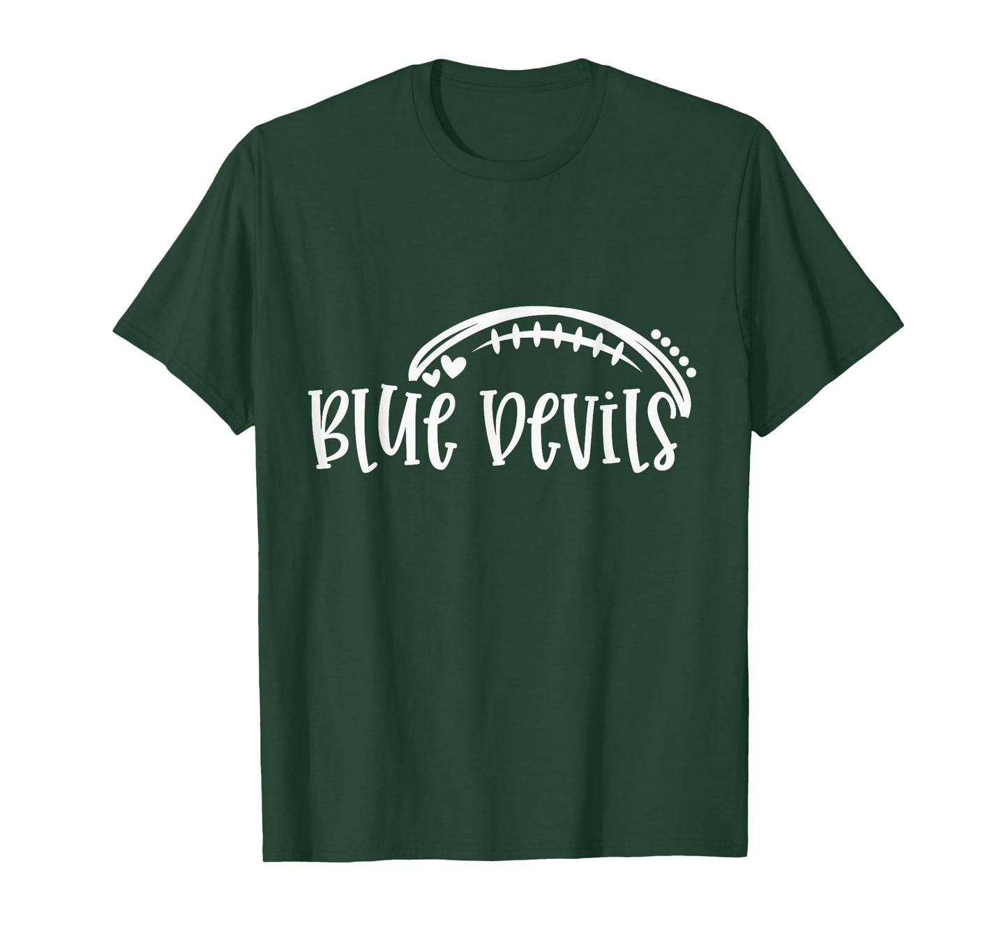 Blue Devil Pride Football School Spirit Game Day T-Shirt