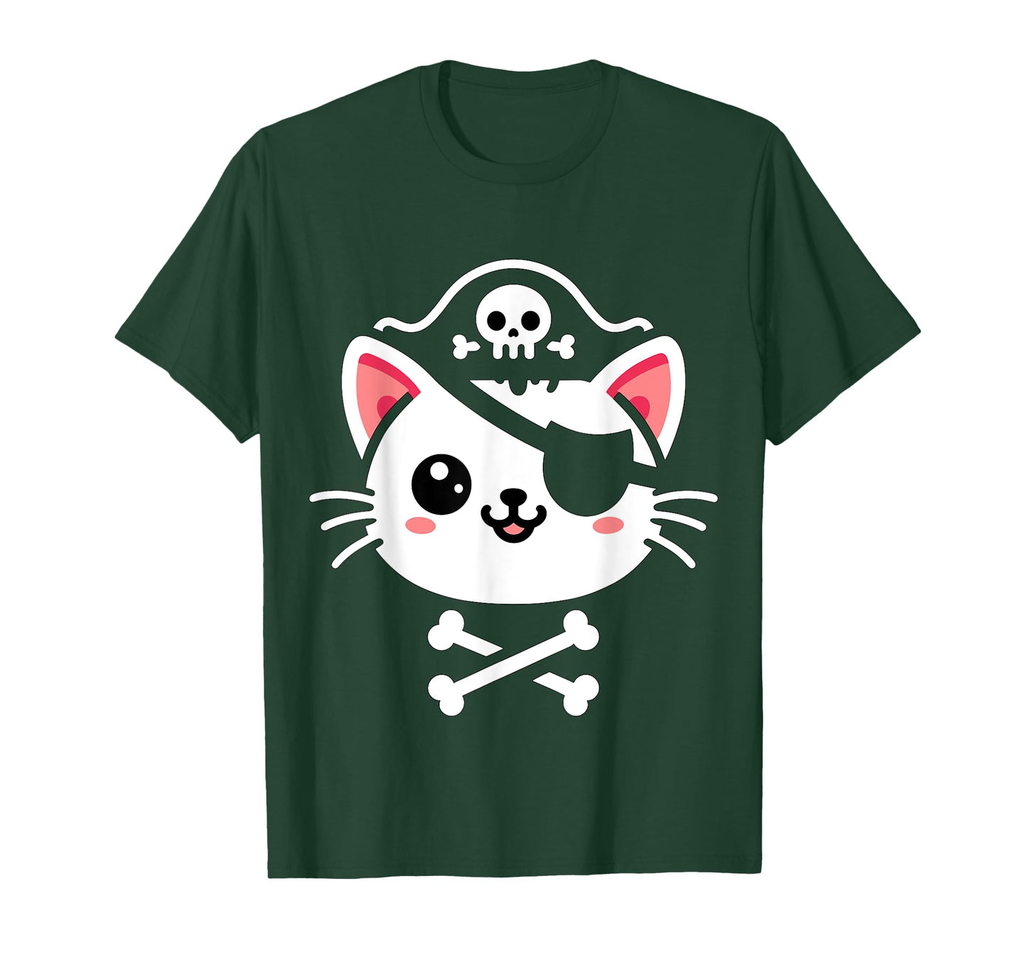Pirate Cat Halloween Costume T-Shirt