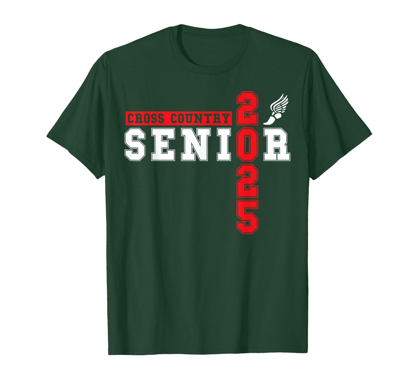 Cross Country Senior Night Senior 2025 Graduation Party 6 T-Shirt