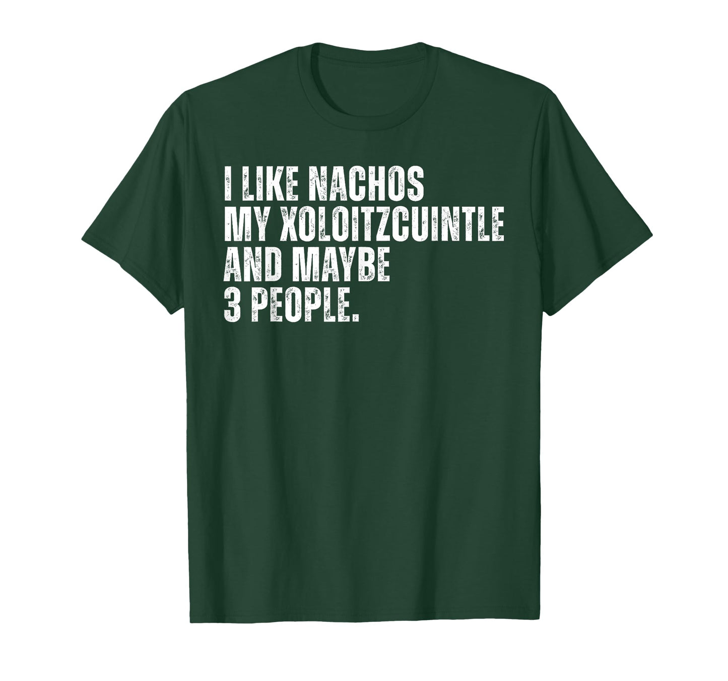 Xoloitzcuintle Dog Owner Nachos Lover Funny Food T-Shirt