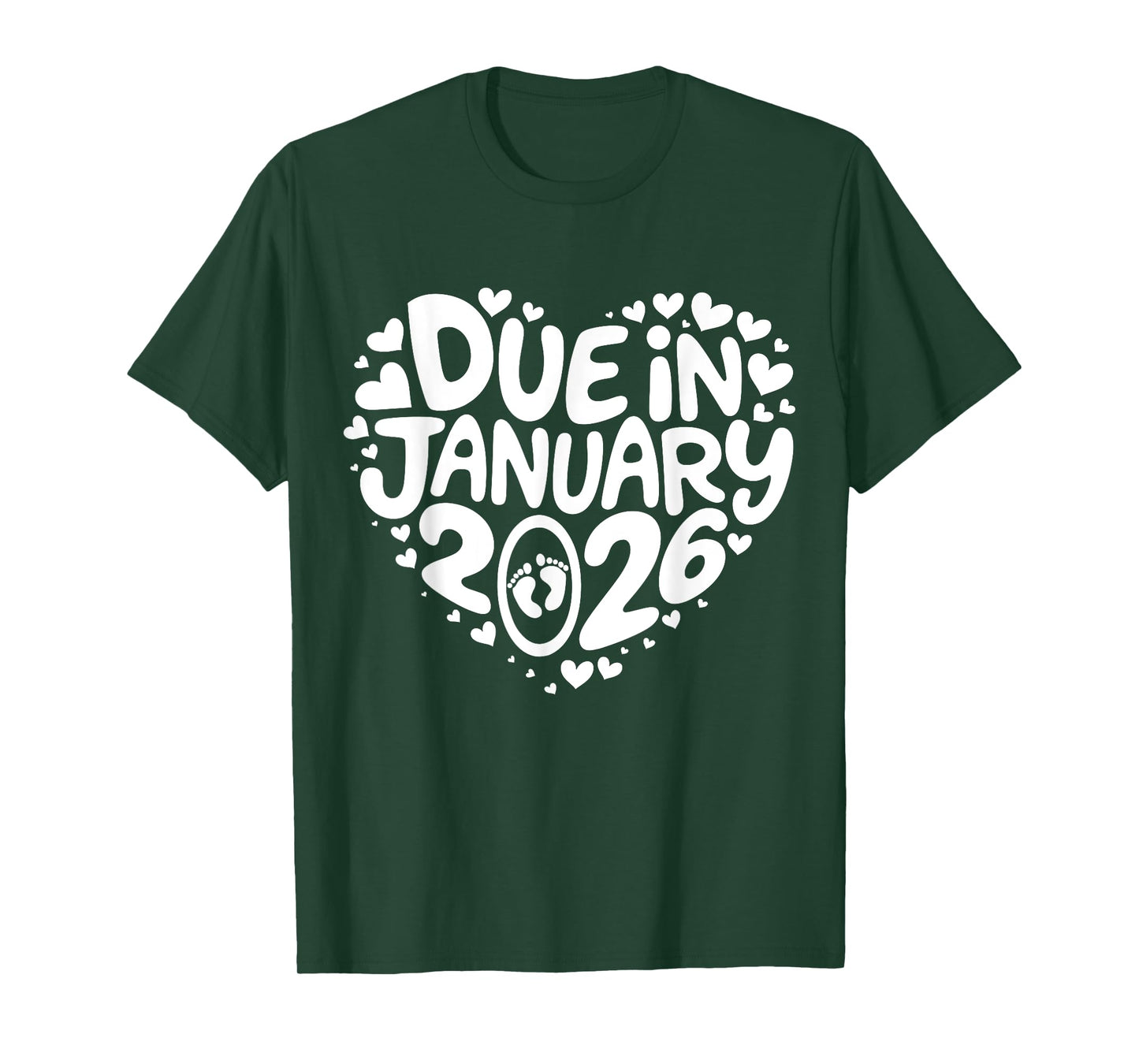 Coming January 2026 Due In New Baby Mommy Mother Pregnancy T-Shirt