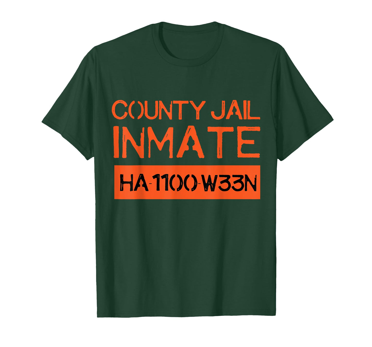 Country Jail Inmate Prison Costume Easy Halloween Gifts T-Shirt