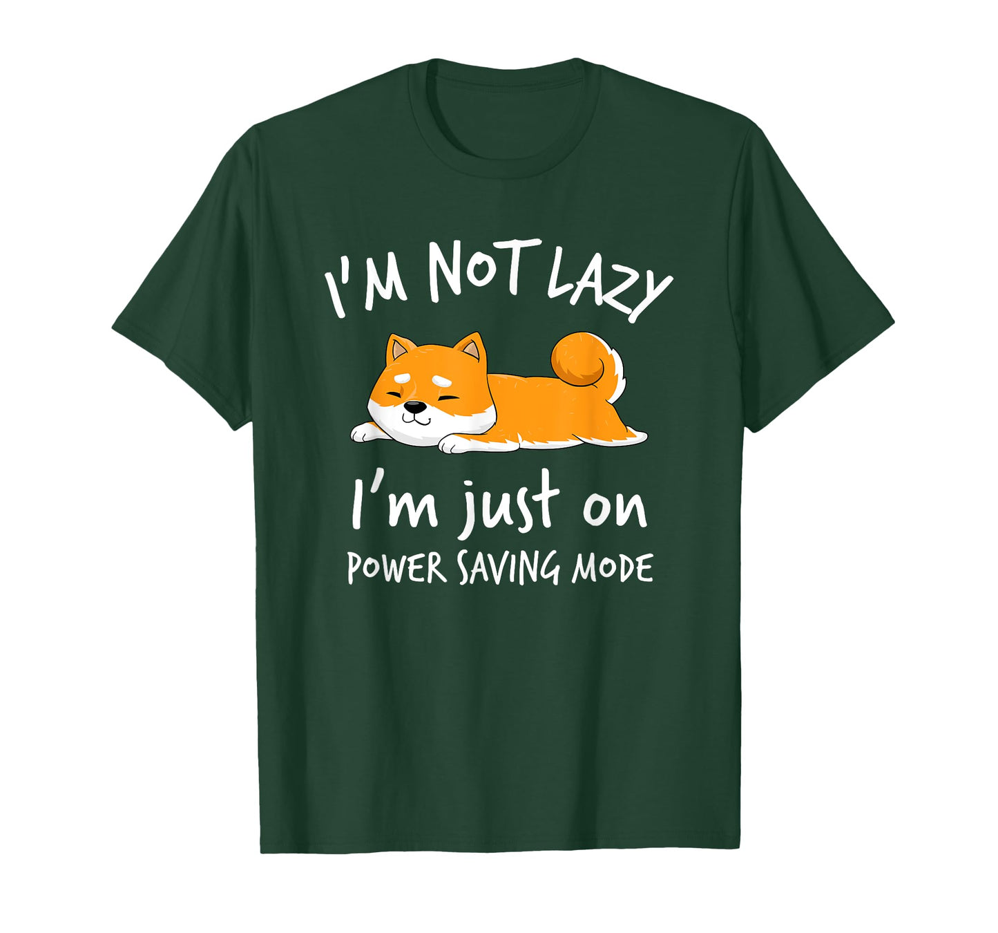 I'm not lazy Shiba Inu Shirt Loafer Dog laziness Girl Woman T-Shirt