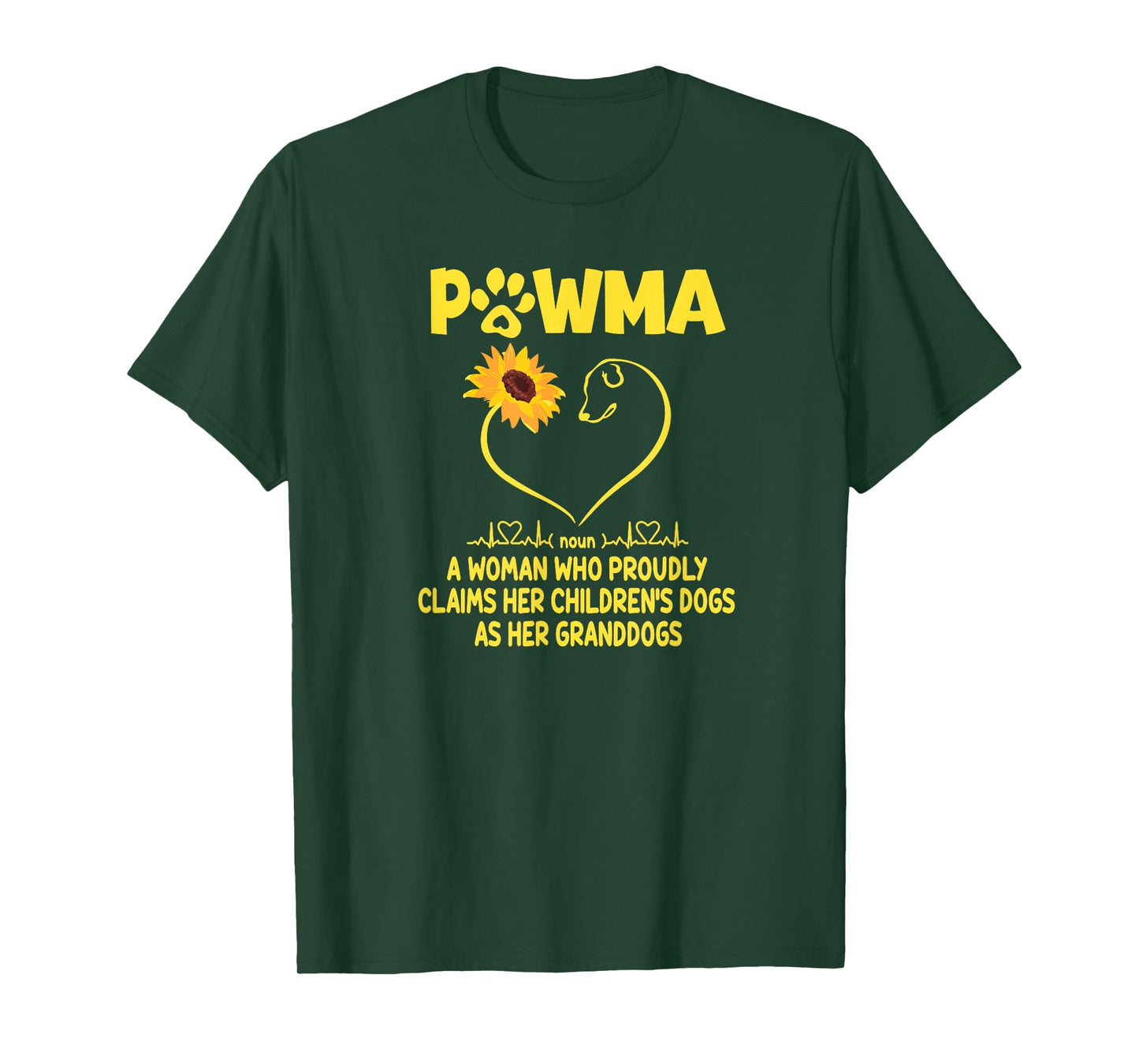 Pawma Definition Grandma Paw Mama Gift Funny For Dog Lovers Men Women T-Shirt