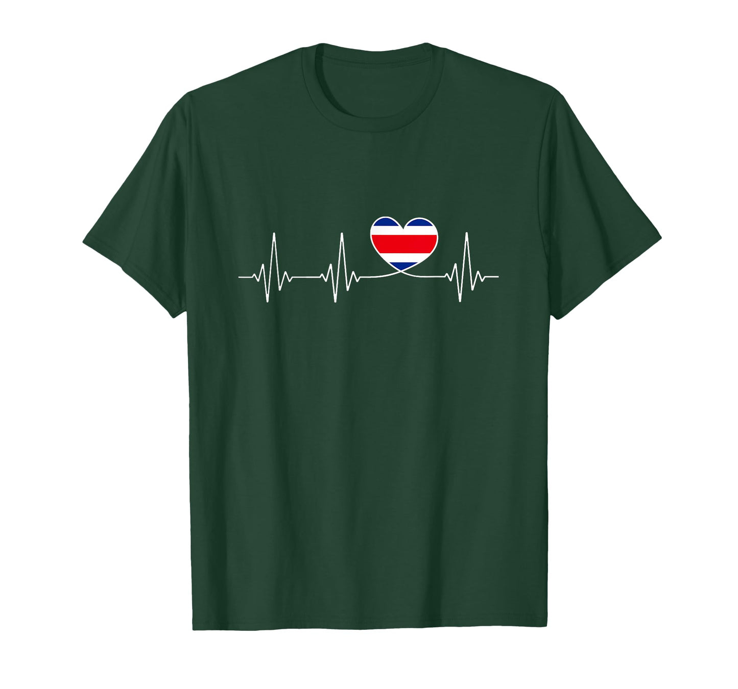 Costa Rica Love and Costa Rican Flag Heart Costa Rica T-Shirt