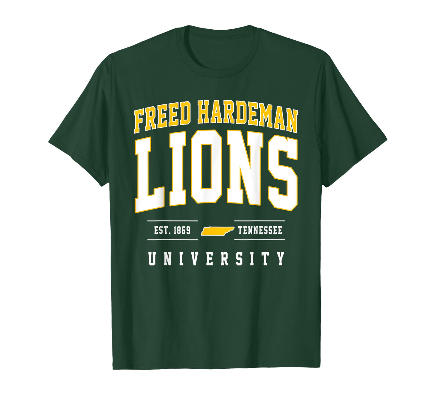 Freed-Hardeman University Lions Arch Vintage Design Men T-Shirt