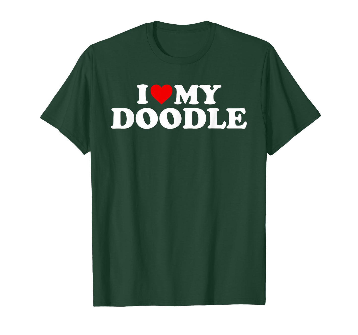 Golden Doodle Design: I Love My Doodle Design T-Shirt