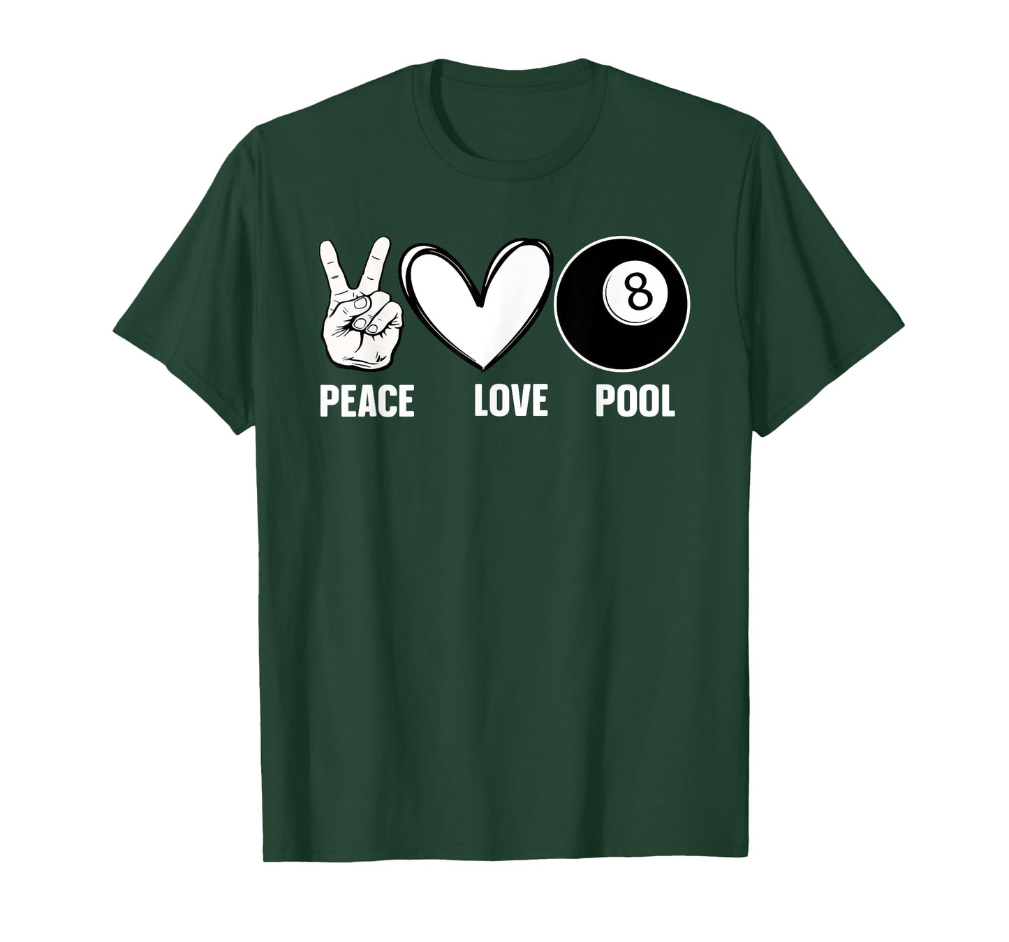 Cool 8 Ball Pool Lover Design for Men Women Billiard Player T-Shirt