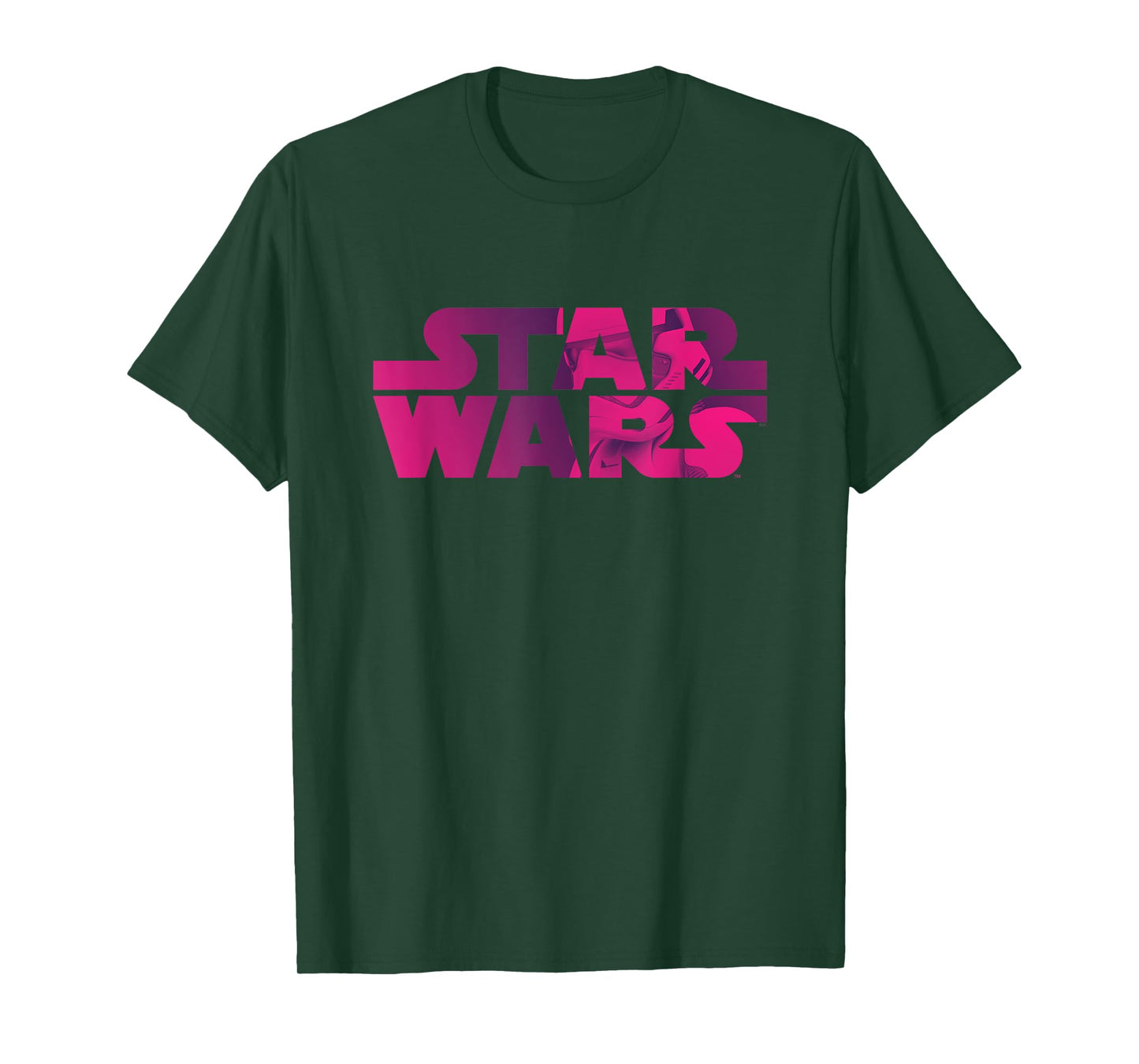 Star Wars Logo Fashion Style Magenta Stormtrooper T-Shirt