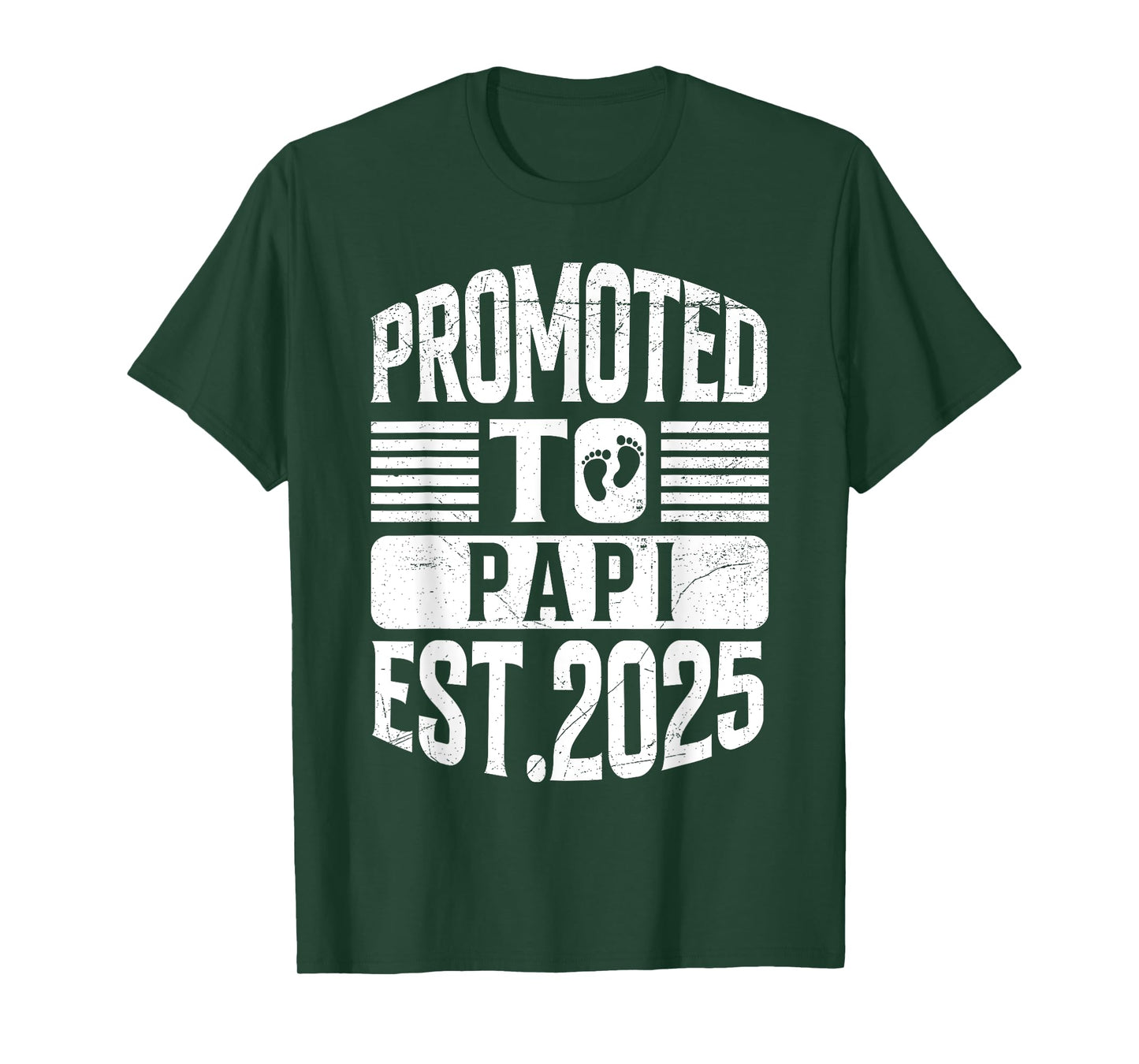 Pregnancy Announcement Promoted to Papi Est. 2025 T-Shirt