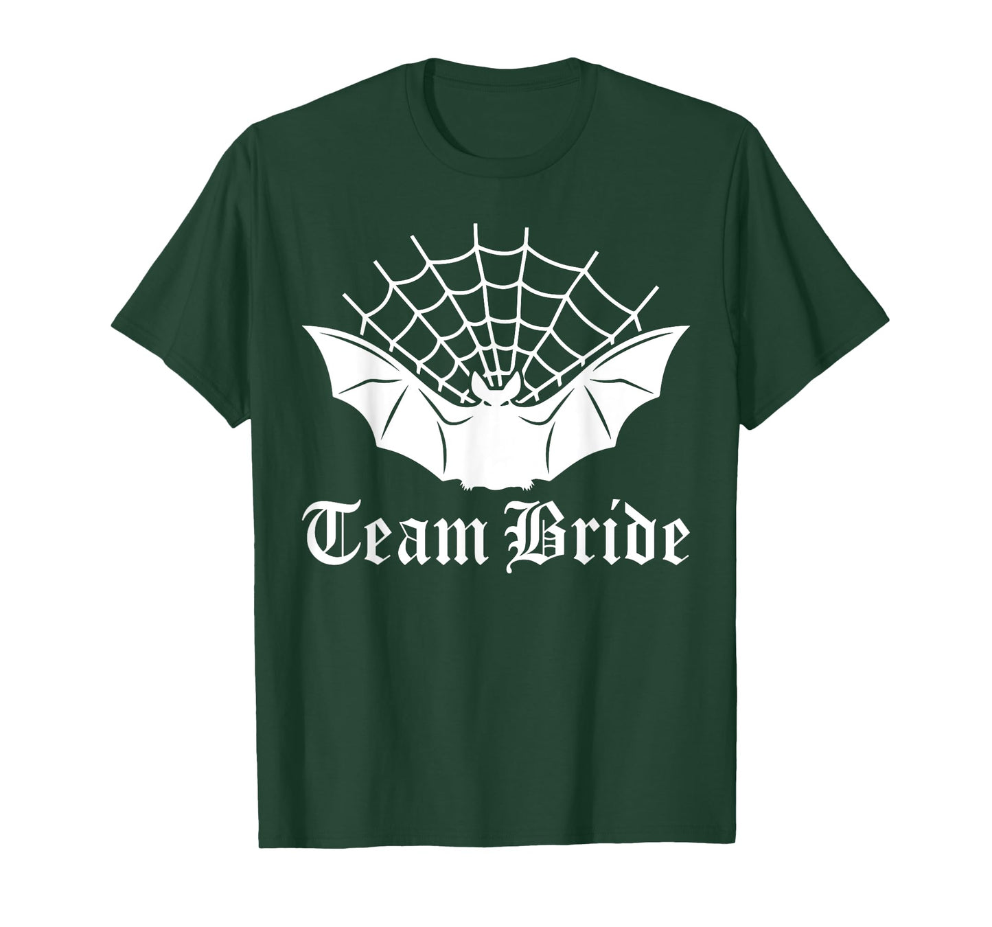 Team Bride Gothic Bat Bachelorette Bach Party Matching T-Shirt