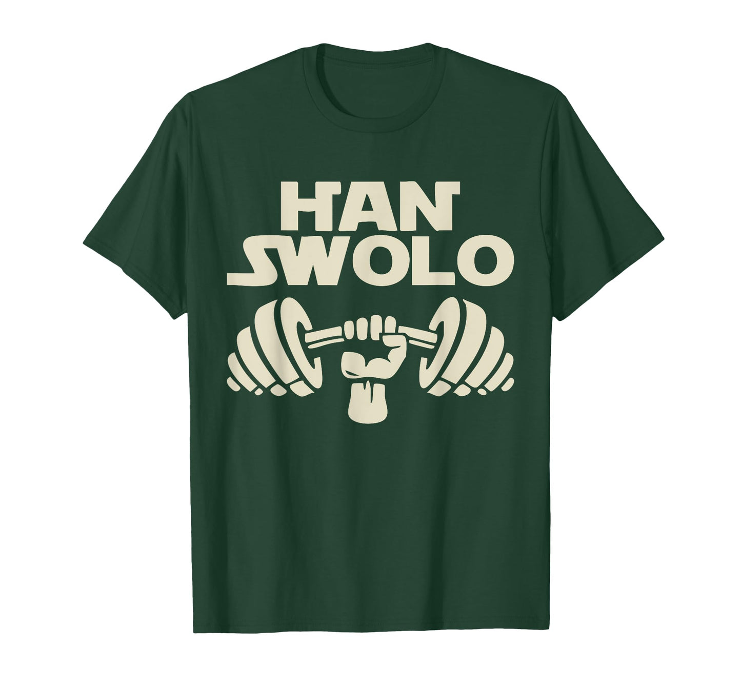 Han Swolo Gym Weightlifting, Bodybuilding Funny T-Shirt