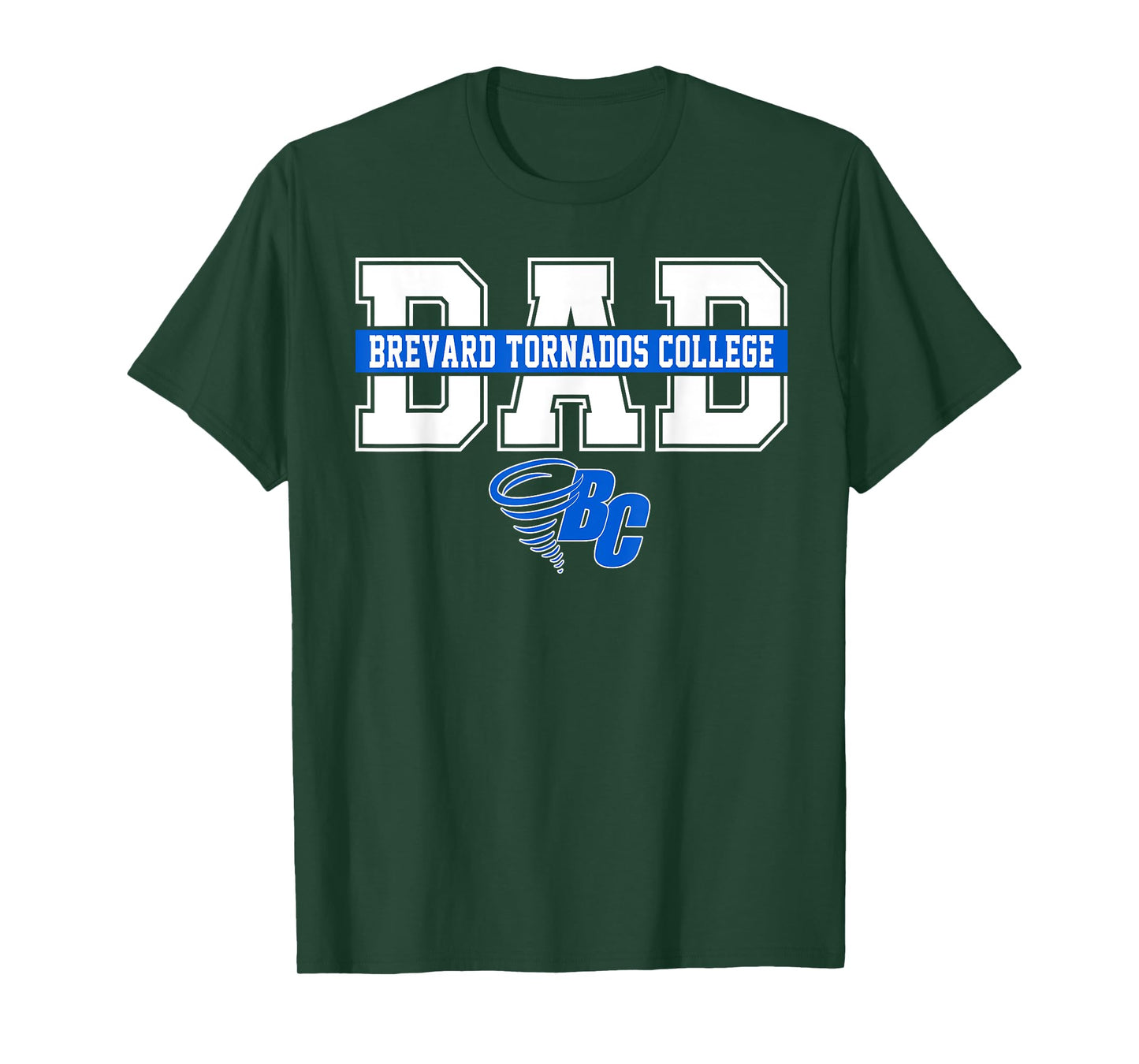 Brevard Tornados College Dad Father Arch Vintage Design Men T-Shirt