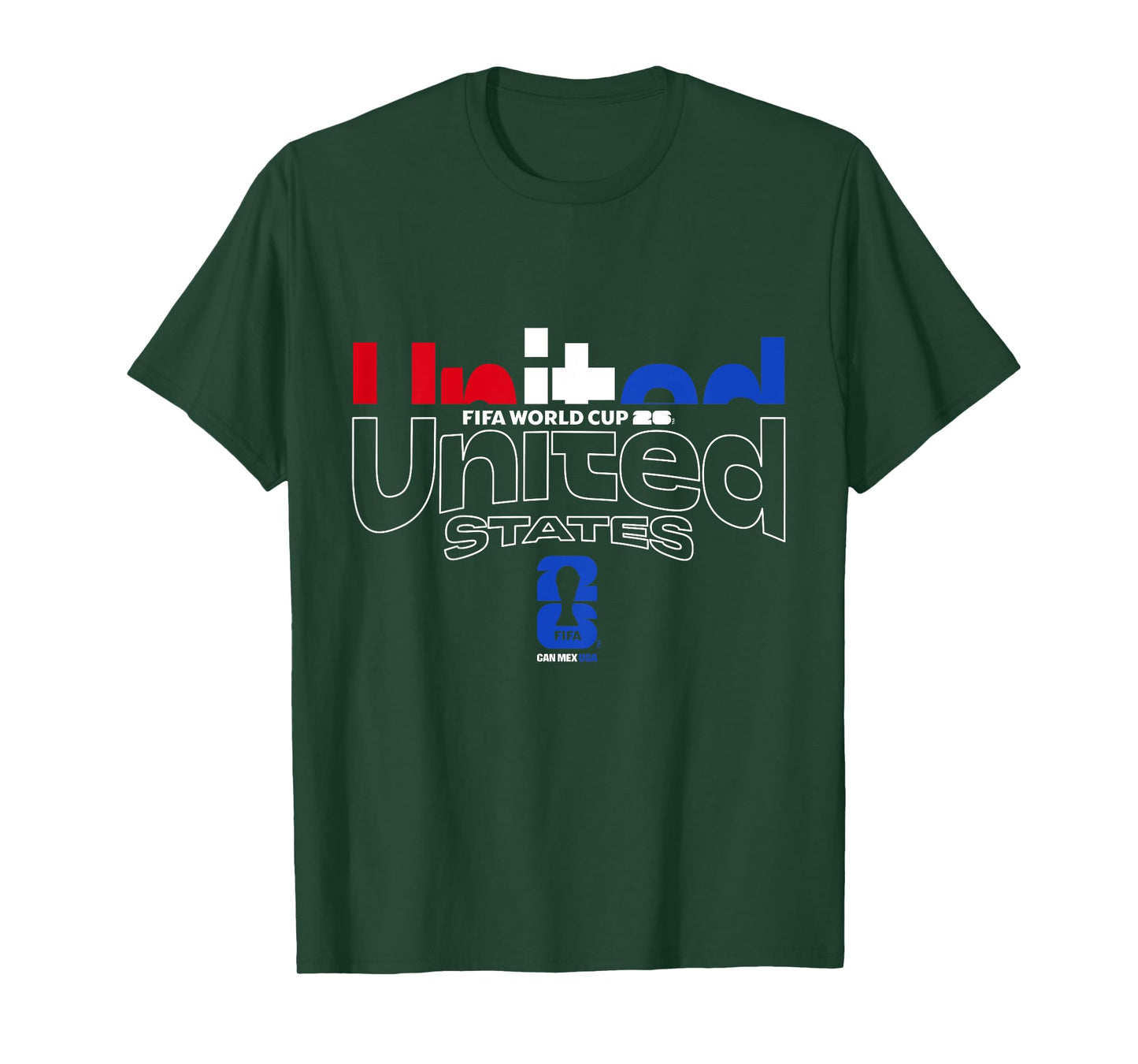 Kids FIFA WORLD CUP26 USA Host Country Mirror T-Shirt