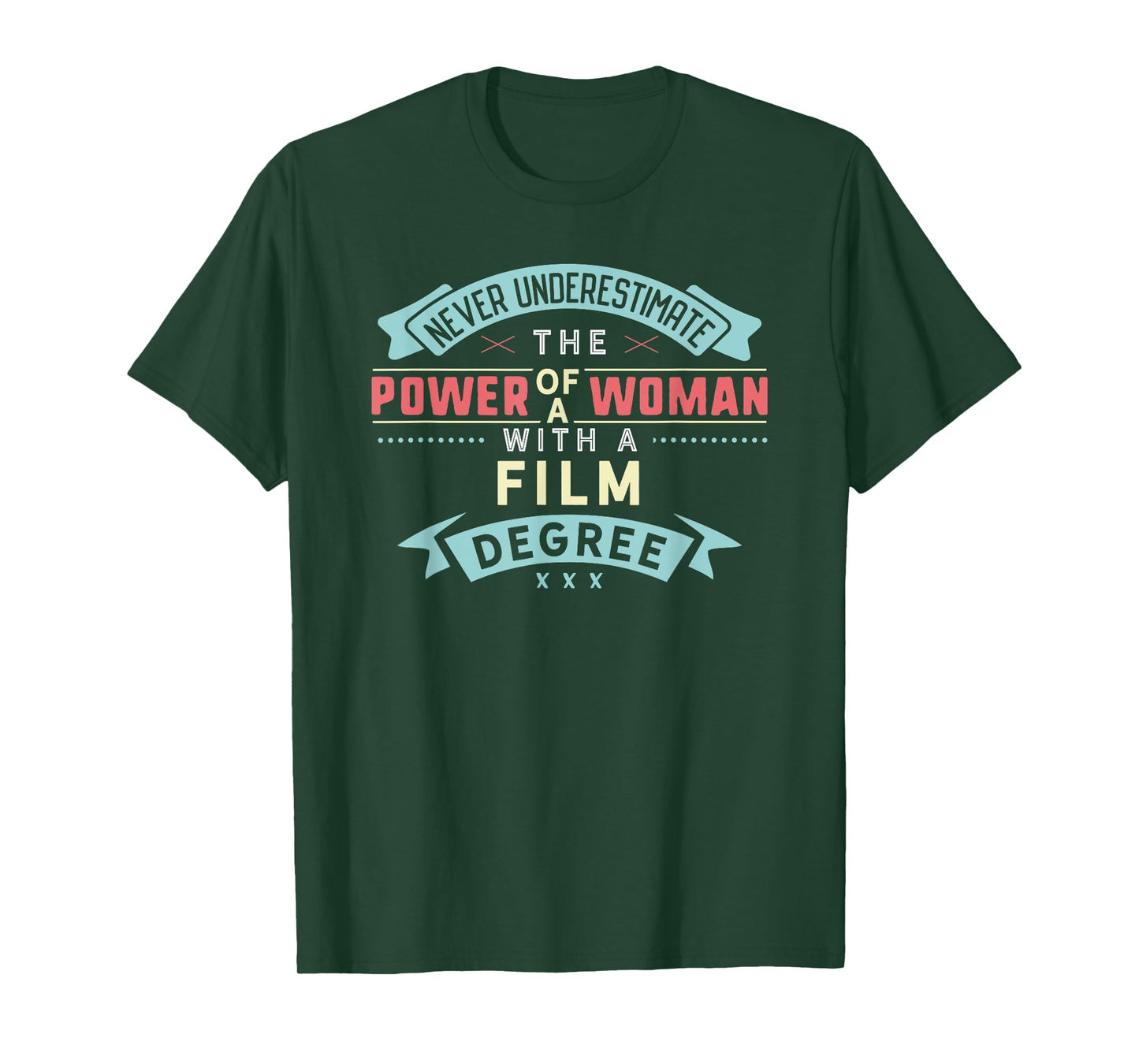 Funny Film Degree Major Shirt Strong Woman Graduation Gift T-Shirt