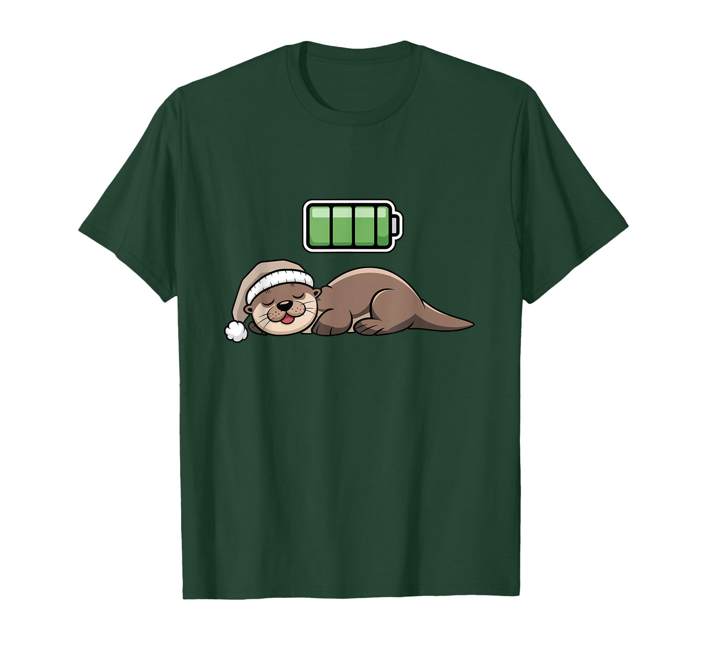 Sea Otter Sleeping Recharging Night Bedtime T-Shirt