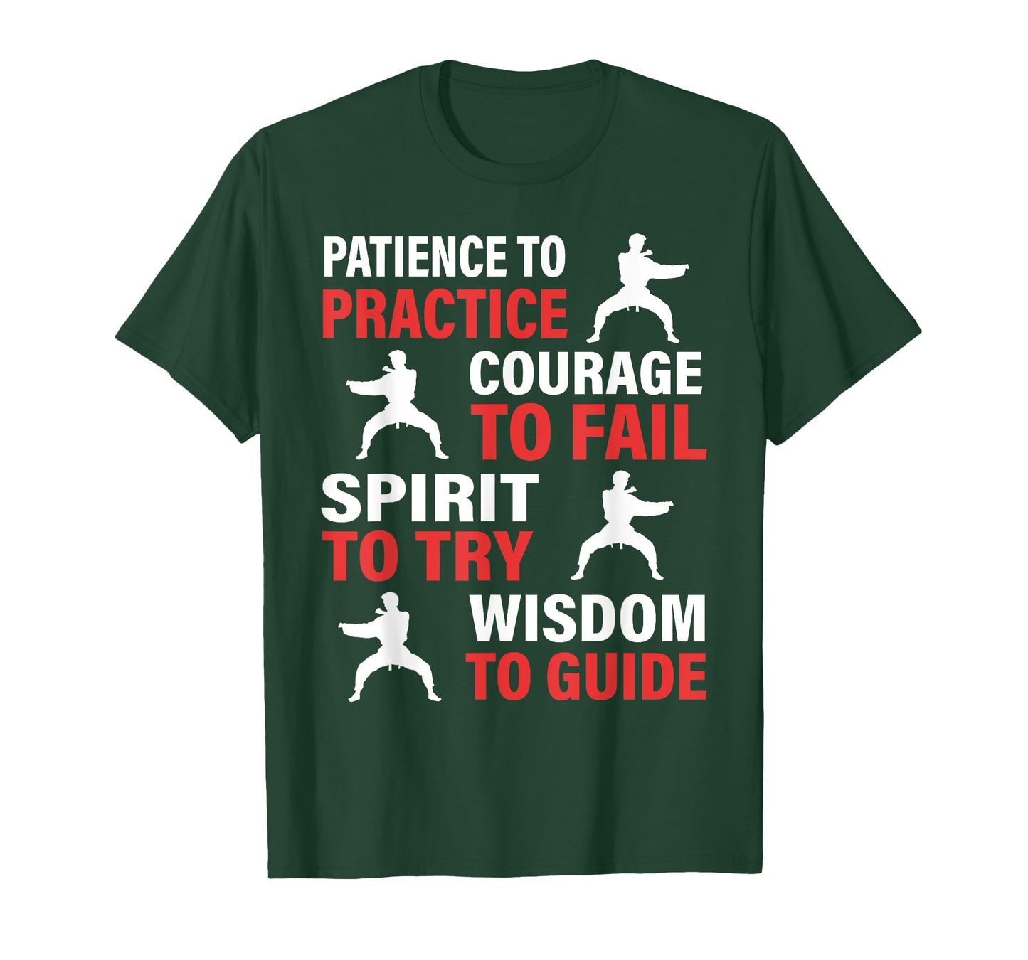Karate Student Teacher Trainee Trainer Karateka Practitioner Men Women Girls Kids T-Shirt