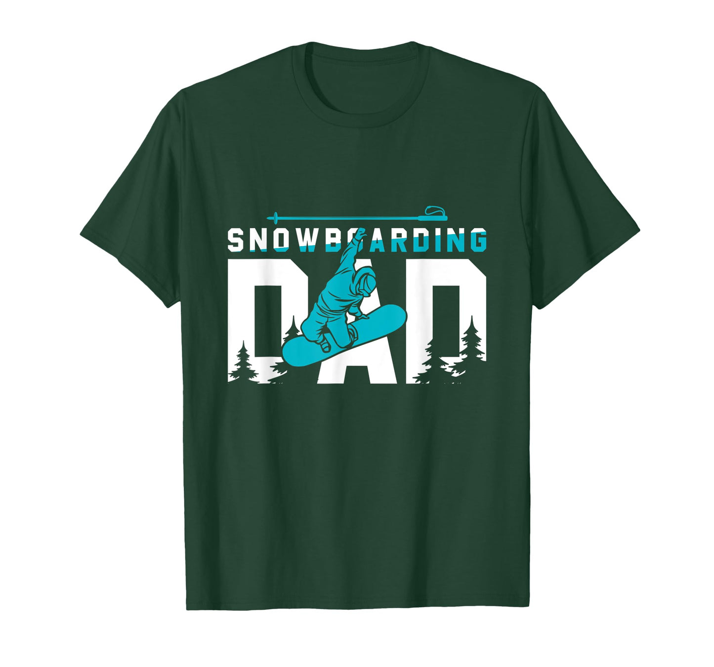 Cool Snowboarding Dad Gift T-Shirt