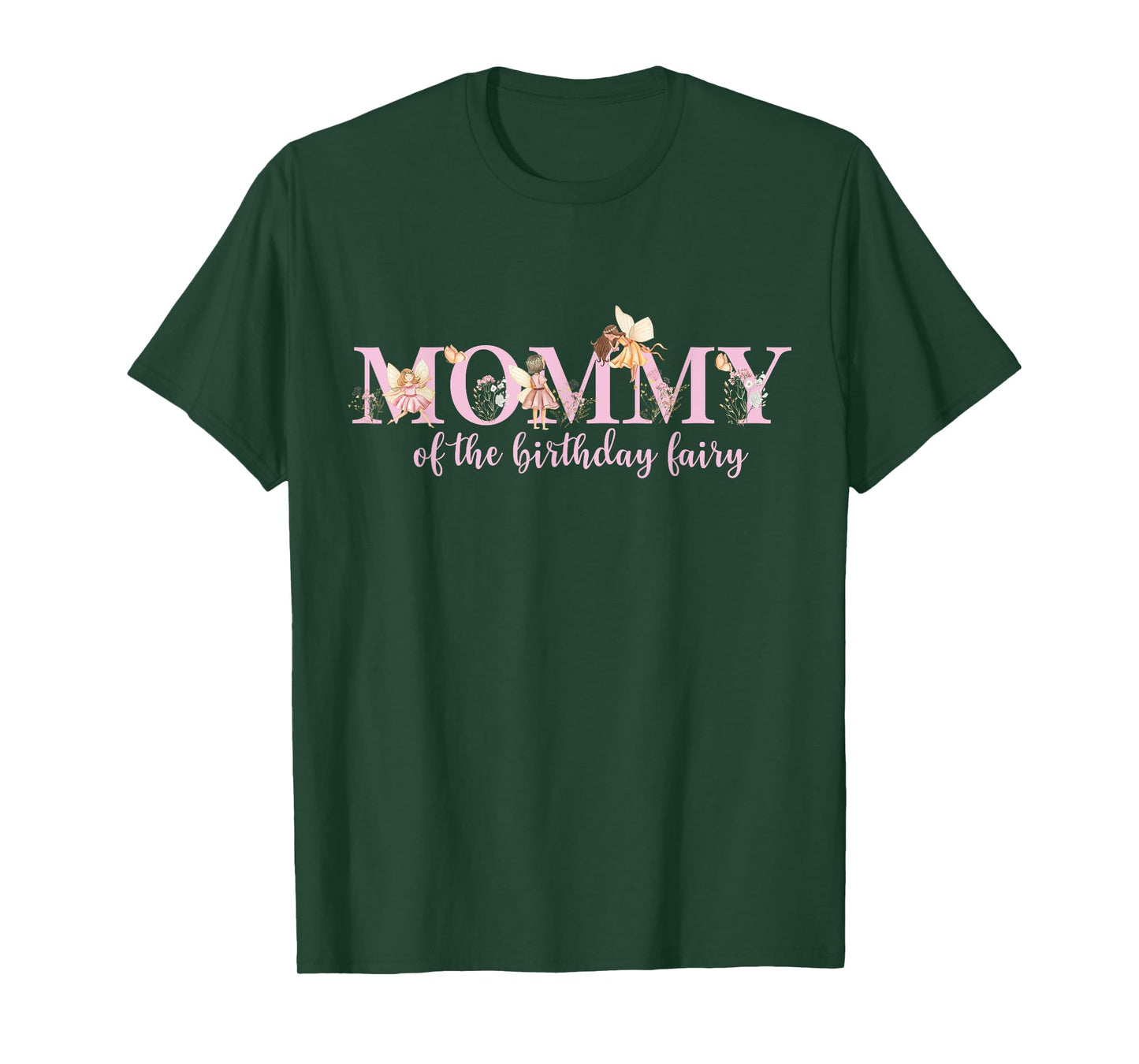 Mommy Of The Birthday Fairy Magical Birthday Girl T-Shirt