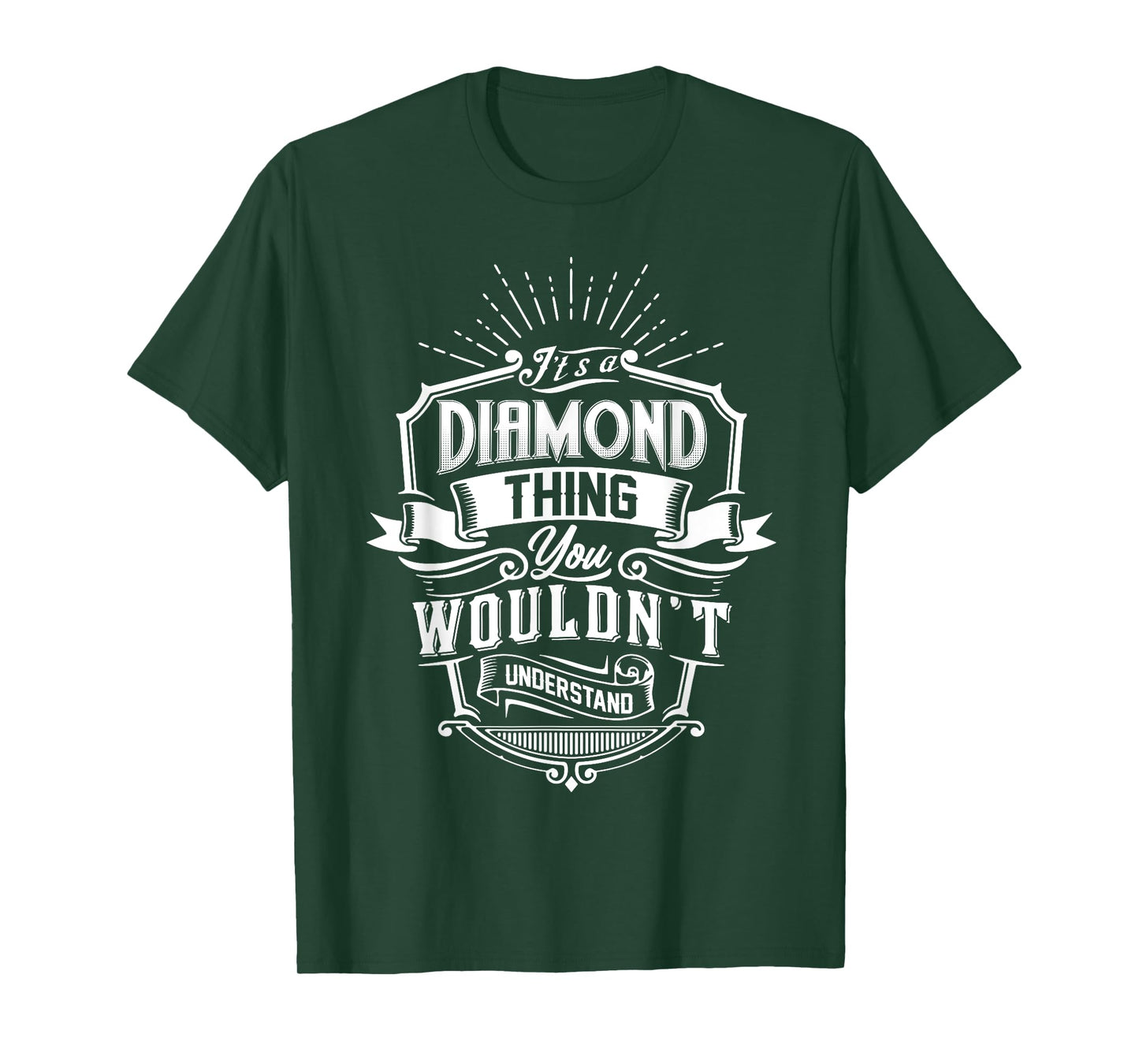 It's A DIAMOND Thing You Wouldn't Understand Name Vintage T-Shirt