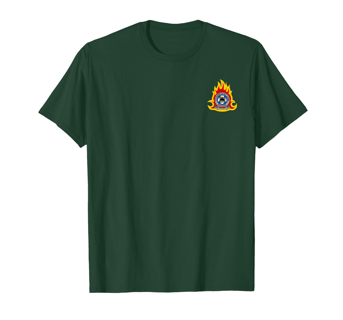 Greece Hellenic Fire Service Greek Firefighter T-Shirt