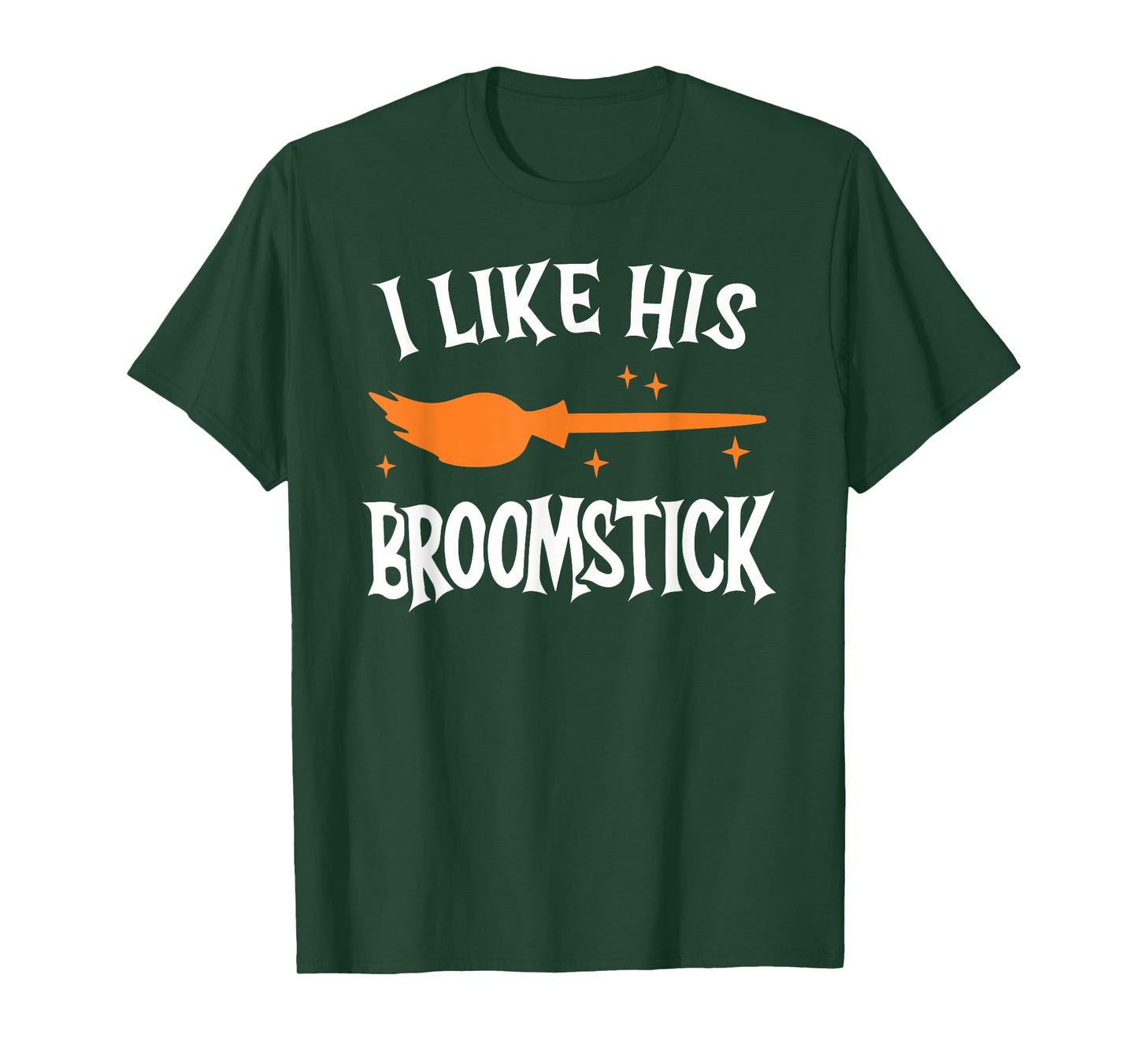 I Like Her Pumpkins I Like His Broomstick Halloween Couple T-Shirt