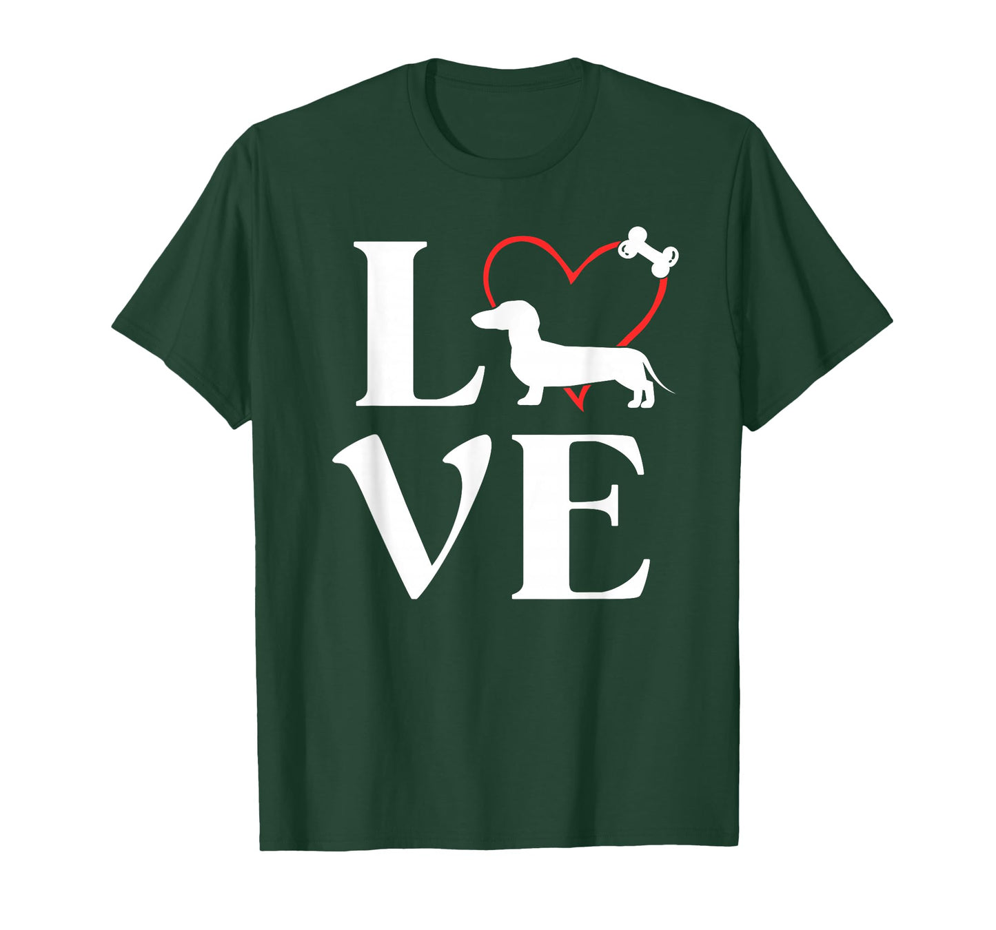 Dachshund Gifts Love Dogs Tshirts for Women Dog Mama T-Shirt
