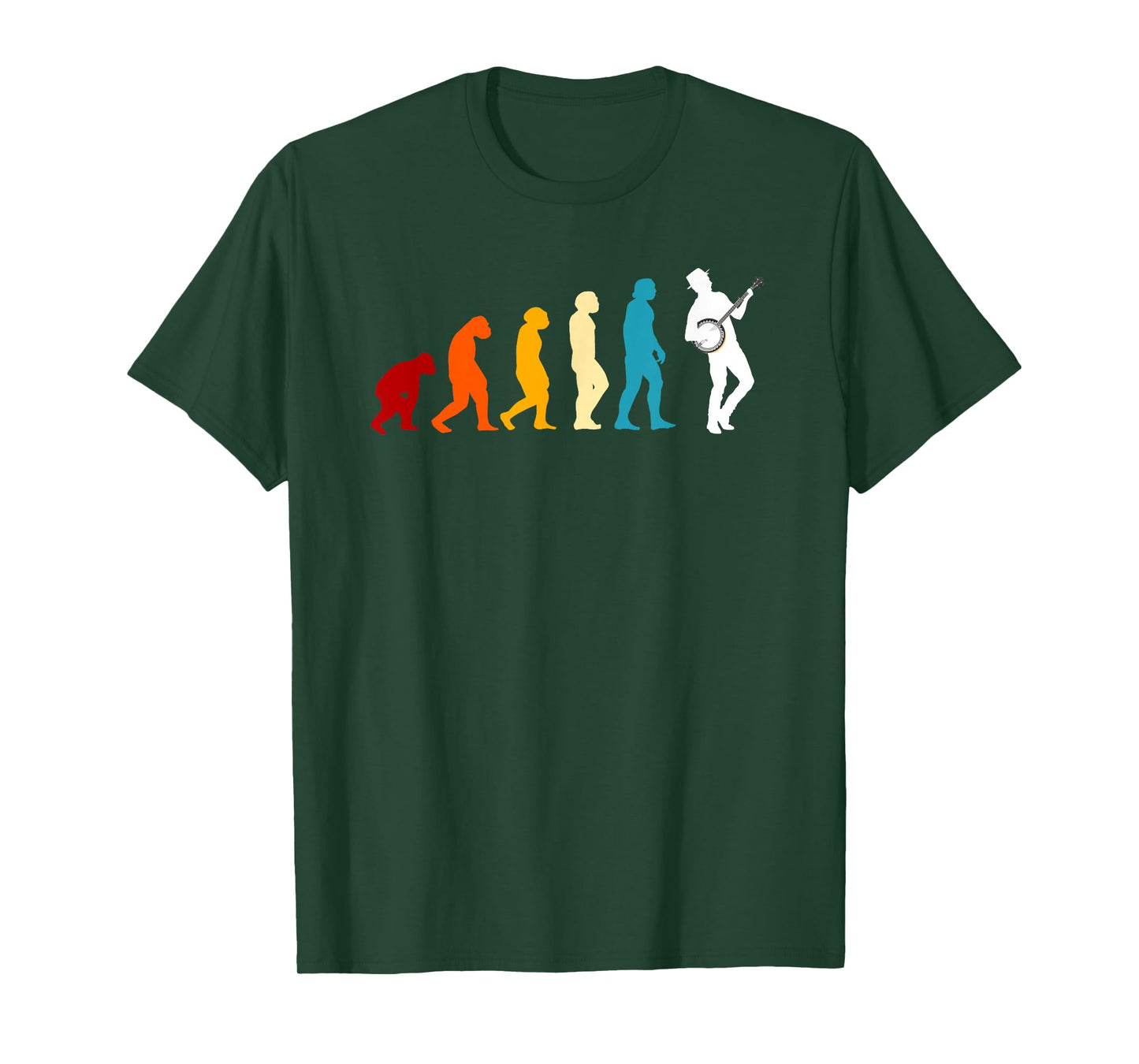 Great Banjo Evolution Gift Idea Bluegrass Music T-Shirt
