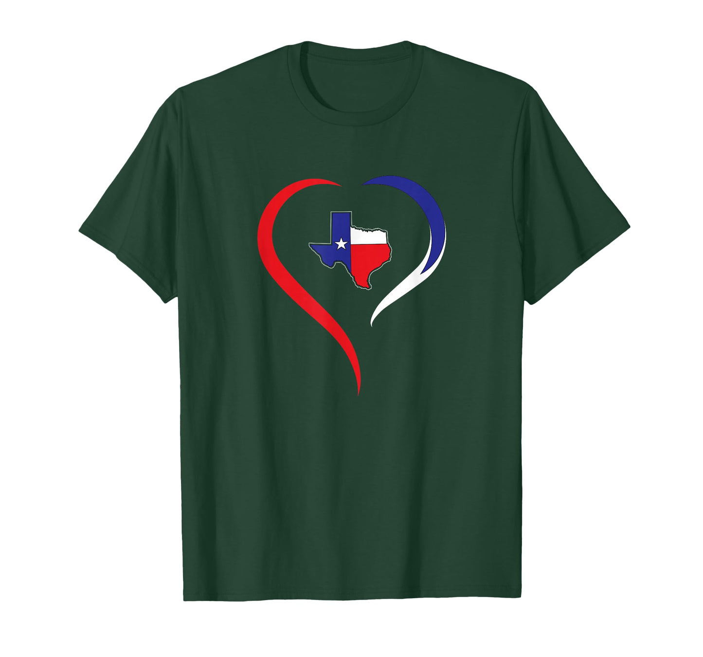 Country Western - I Love Texas And It's State Flag of Texas T-Shirt