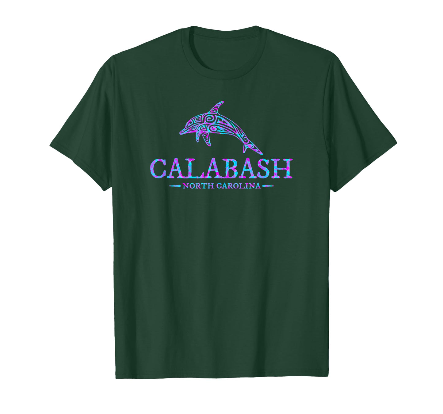 Calabash North Carolina Dolphin Souvenir Boys Girls T-Shirt