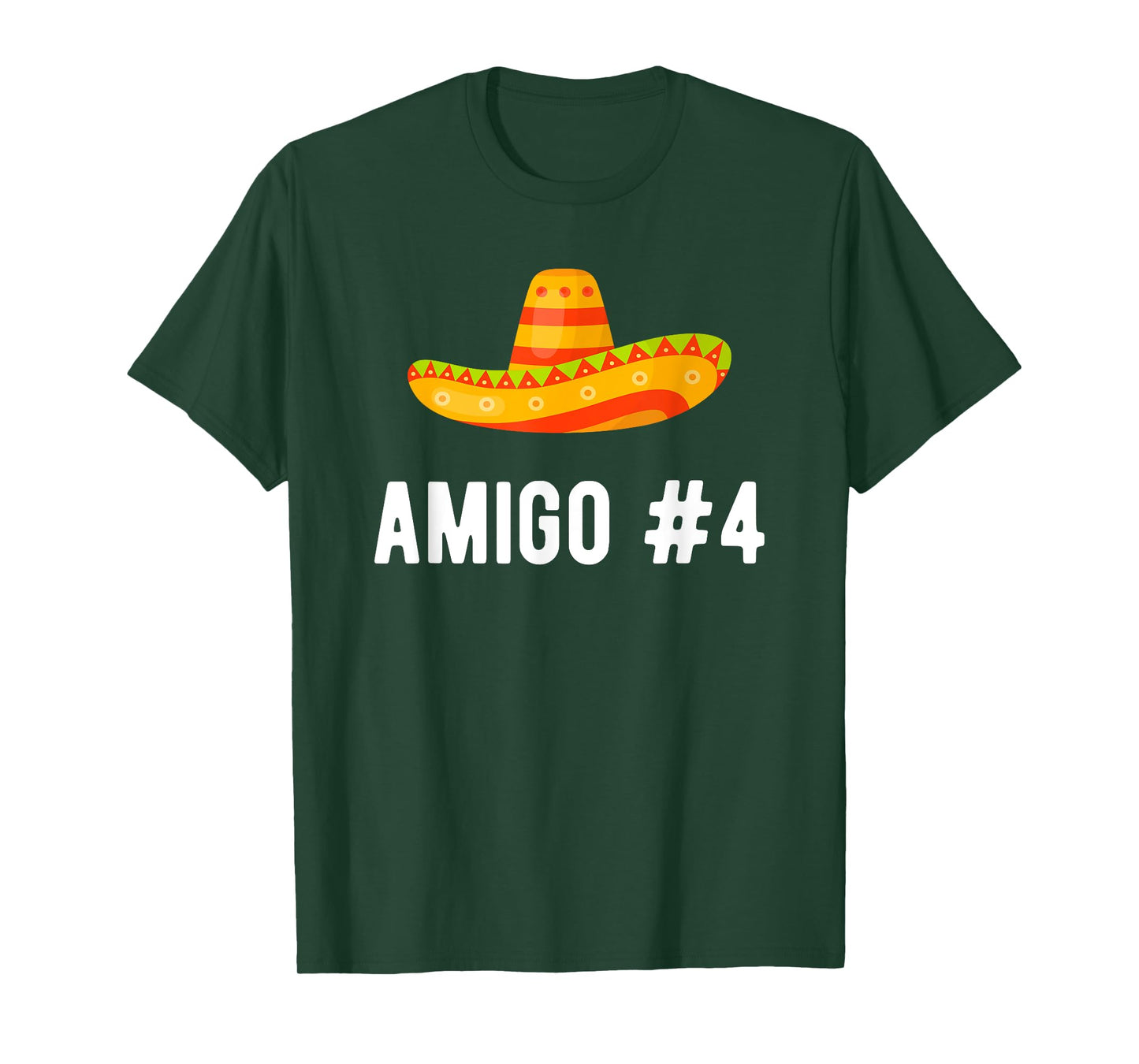 Halloween Group Matching Costume Funny Mexican Amigo #4 T-Shirt