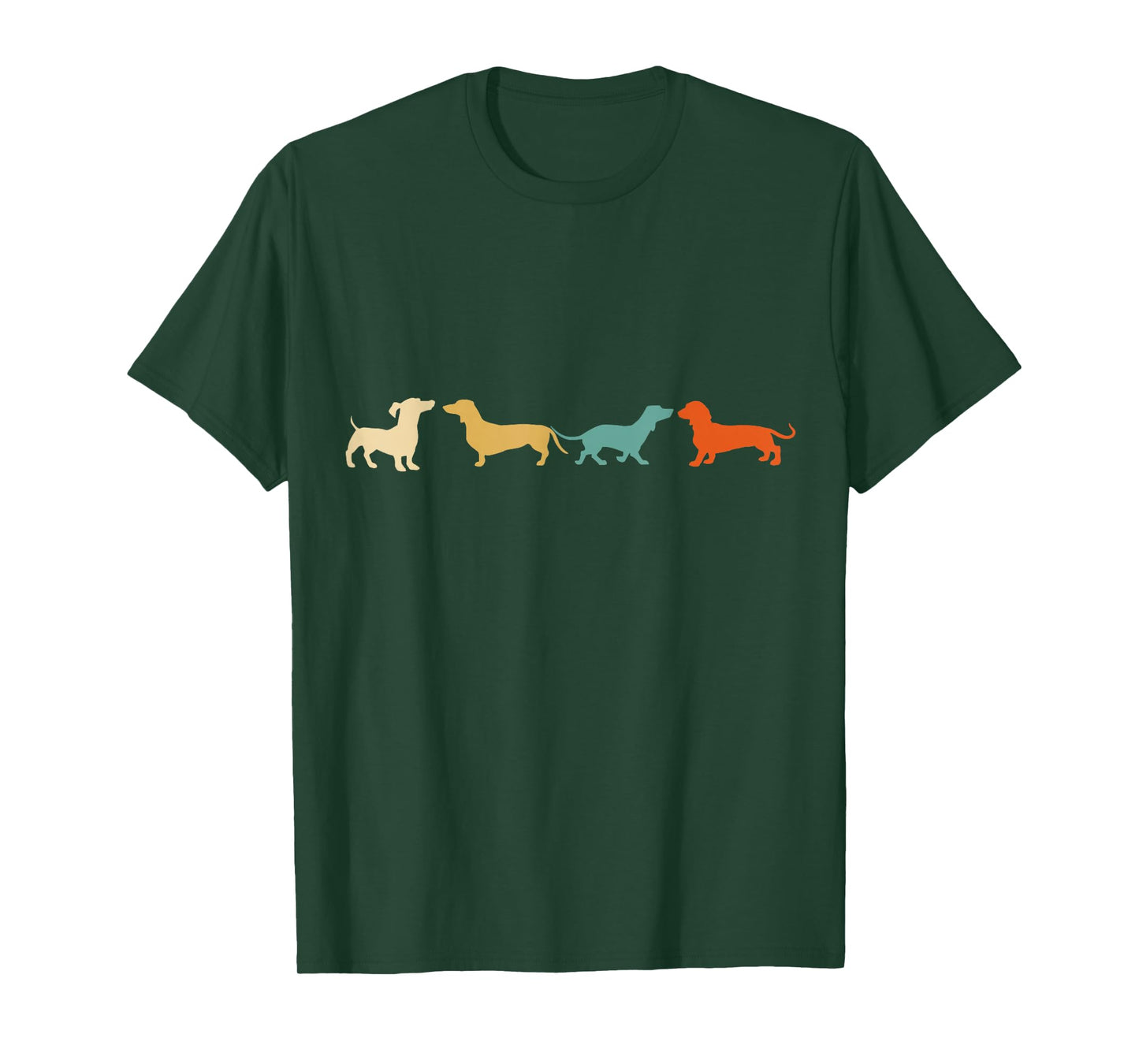 Dachshund Shirt Vintage Retro Wiener Dog Tee Gift T-Shirt