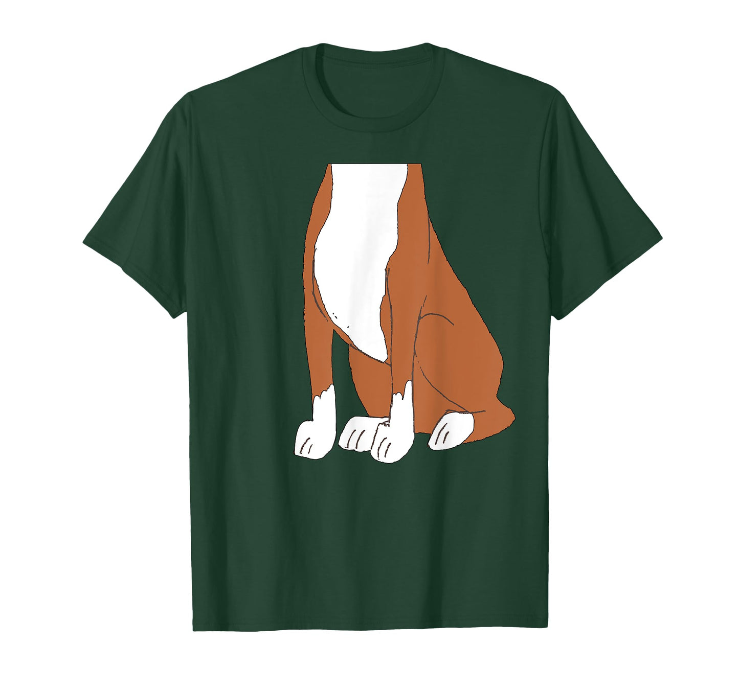 Halloween Boxer Dog Breed Body Costume Shirts for Kids T-Shirt