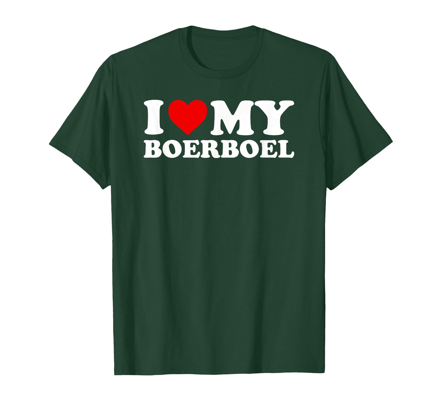 Boerboel Design: I Love My Boerboel Design T-Shirt