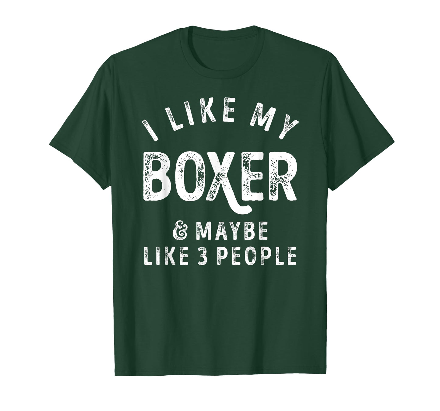 I Like My Boxer And Maybe Like 3 People Dog Lover Retro Men T-Shirt