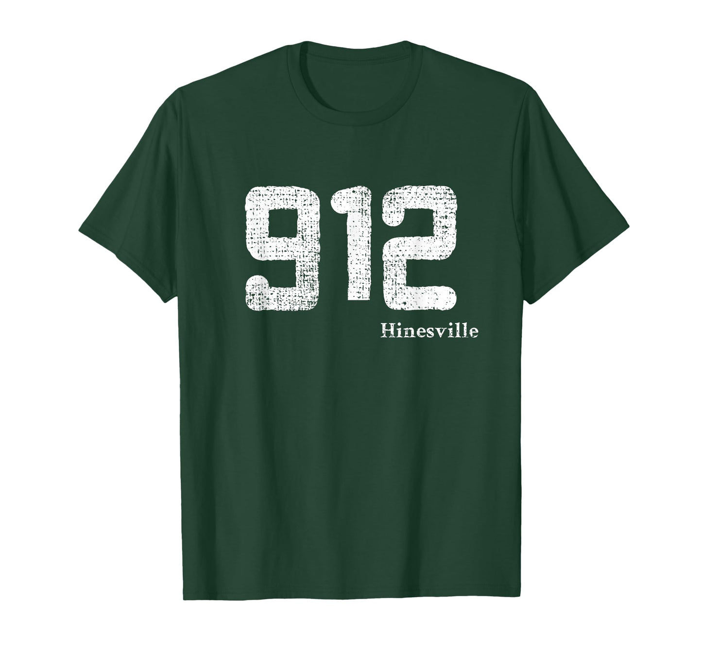 912 Area Code Hinesville, Georgia T-Shirt