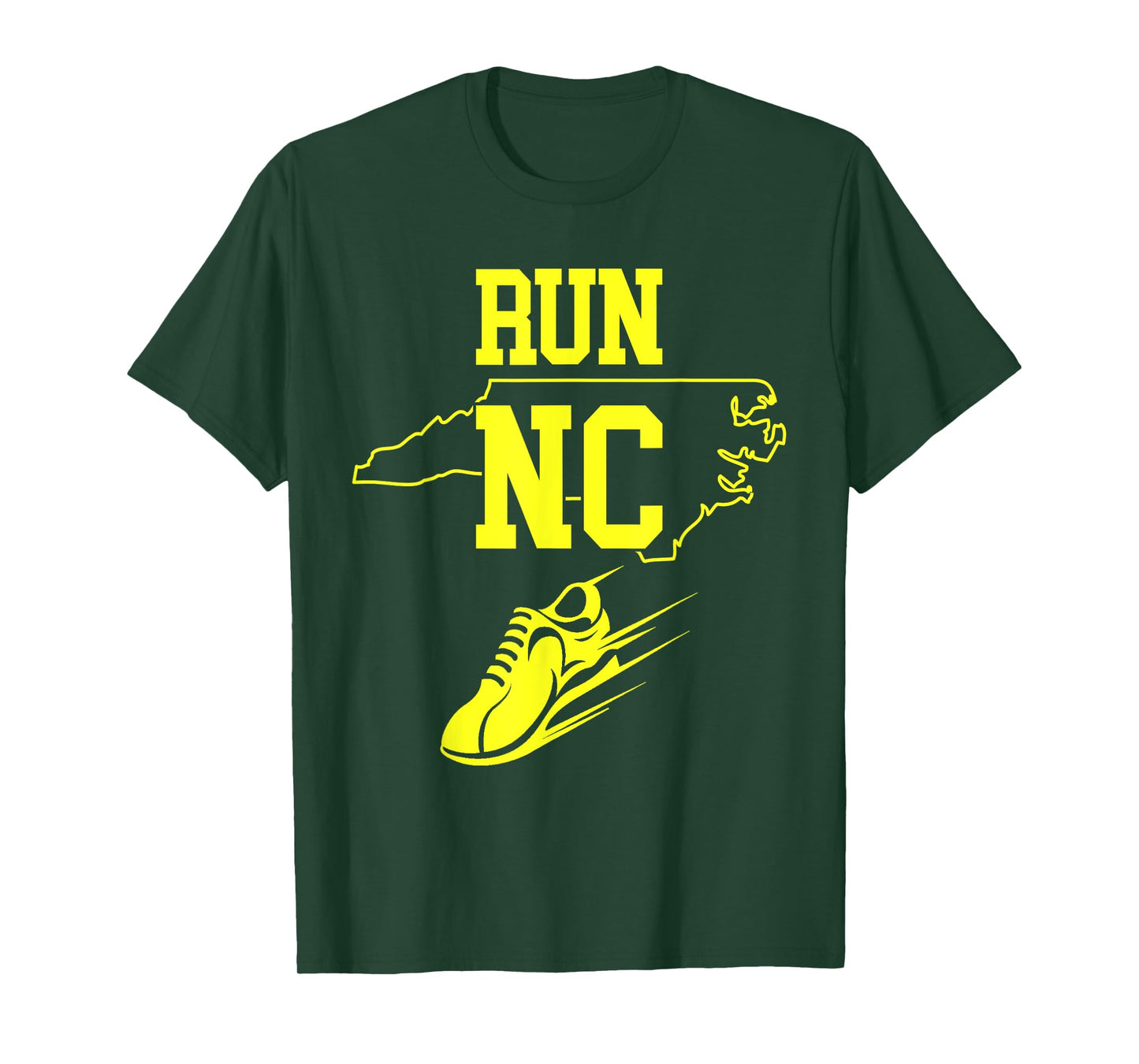 Running Shirt Run North Carolina Runners T-Shirt T-Shirt