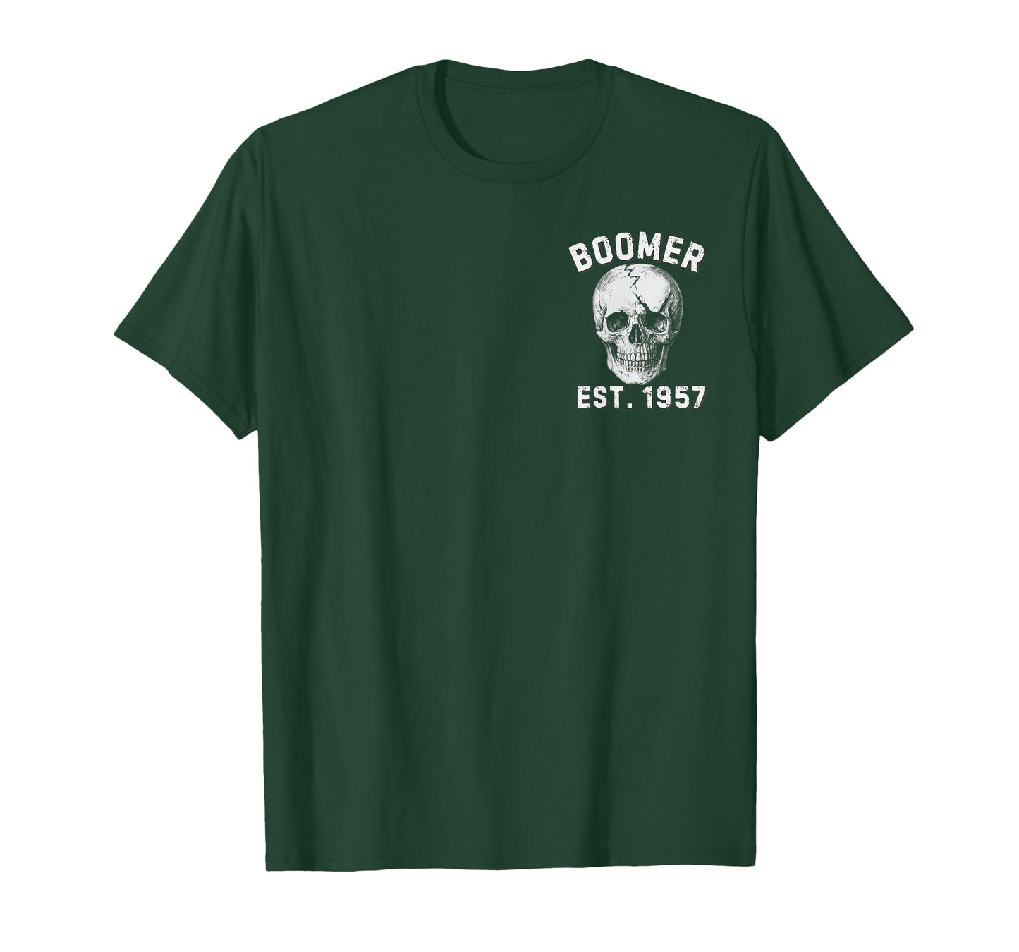 Boomer EST 1957 My Scars Tell A Story (2 Sides) T-Shirt