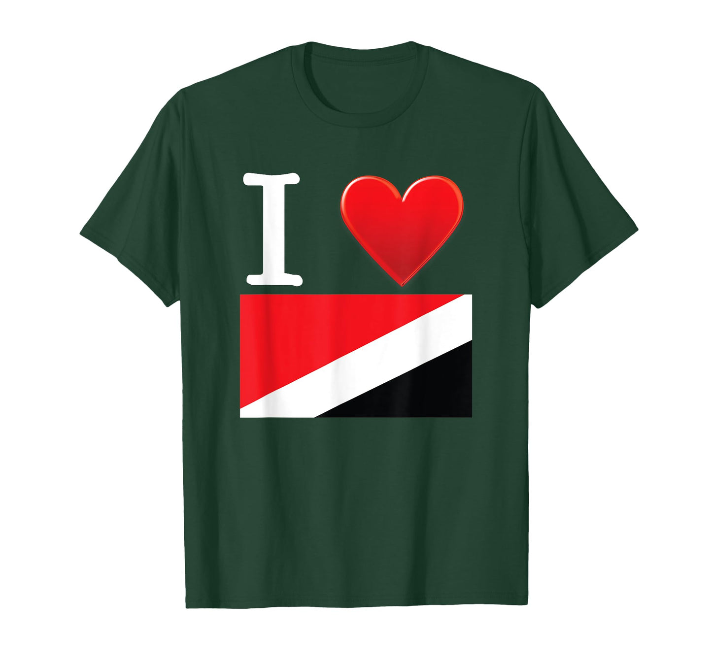 I Heart Love Principality of Sealand Flag T-Shirt