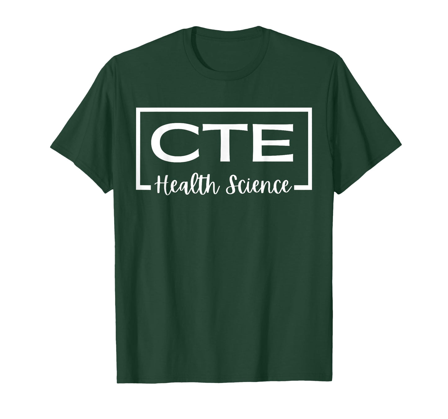 CTE Career And Technical Education Unisex-Adults CTE Teacher Health Theme T-Shirt, Black, Small, Short Sleeve