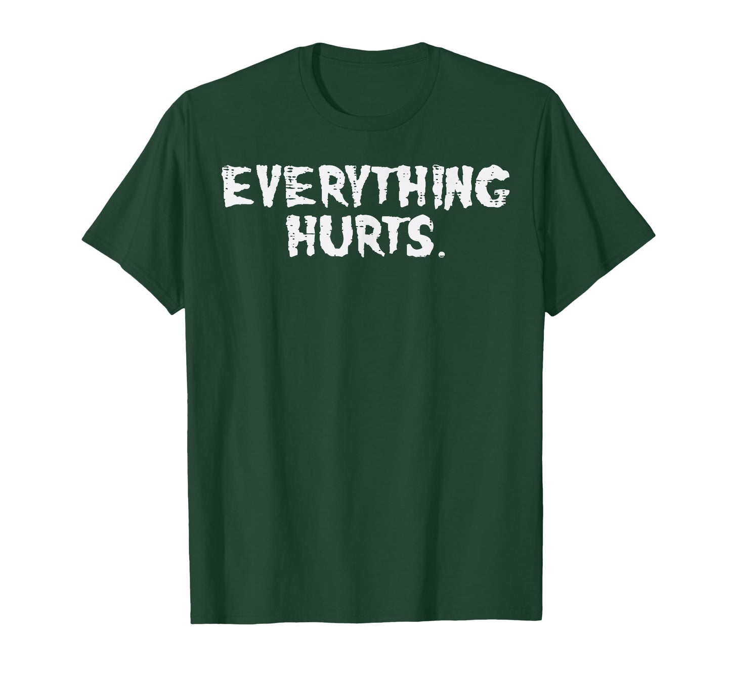 Workout Everything Hurts Fun Gym Exercise Fitness Women Men T-Shirt