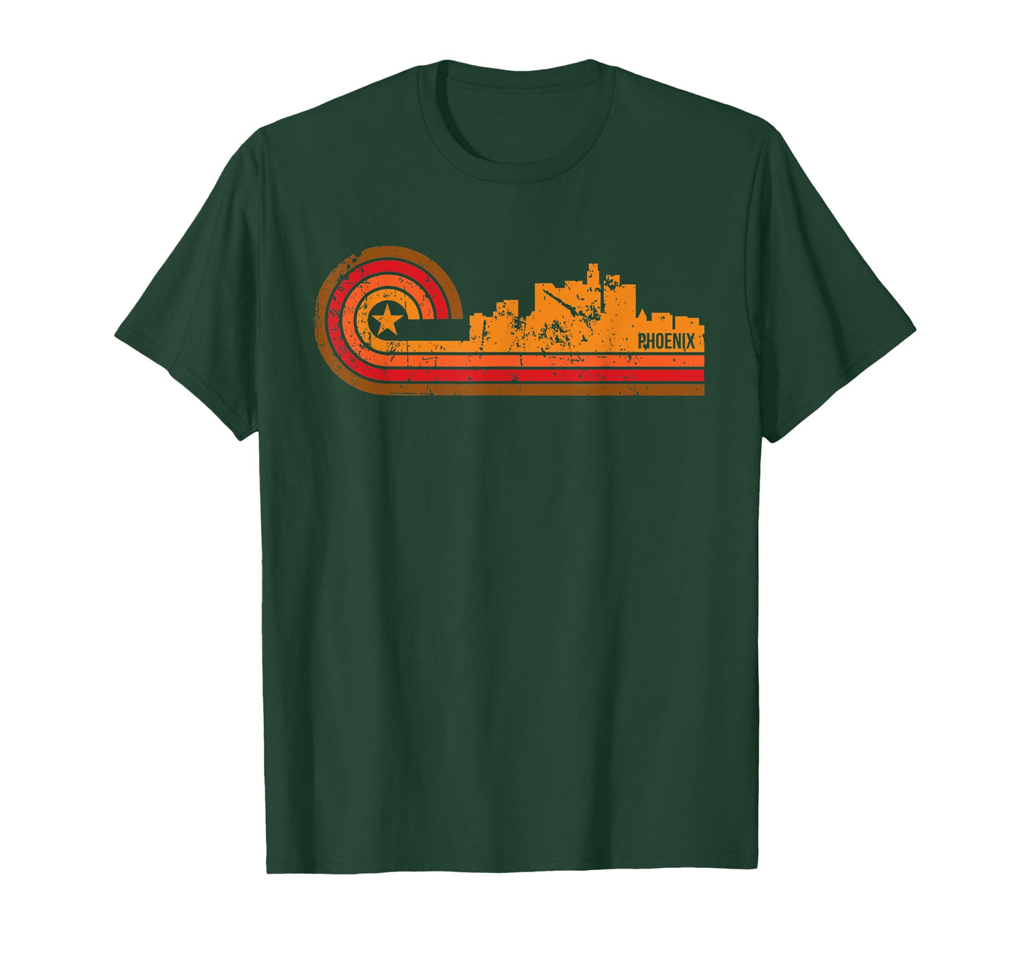 Retro Phoenix T-Shirt - Phoenix AZ Skyline Shirt