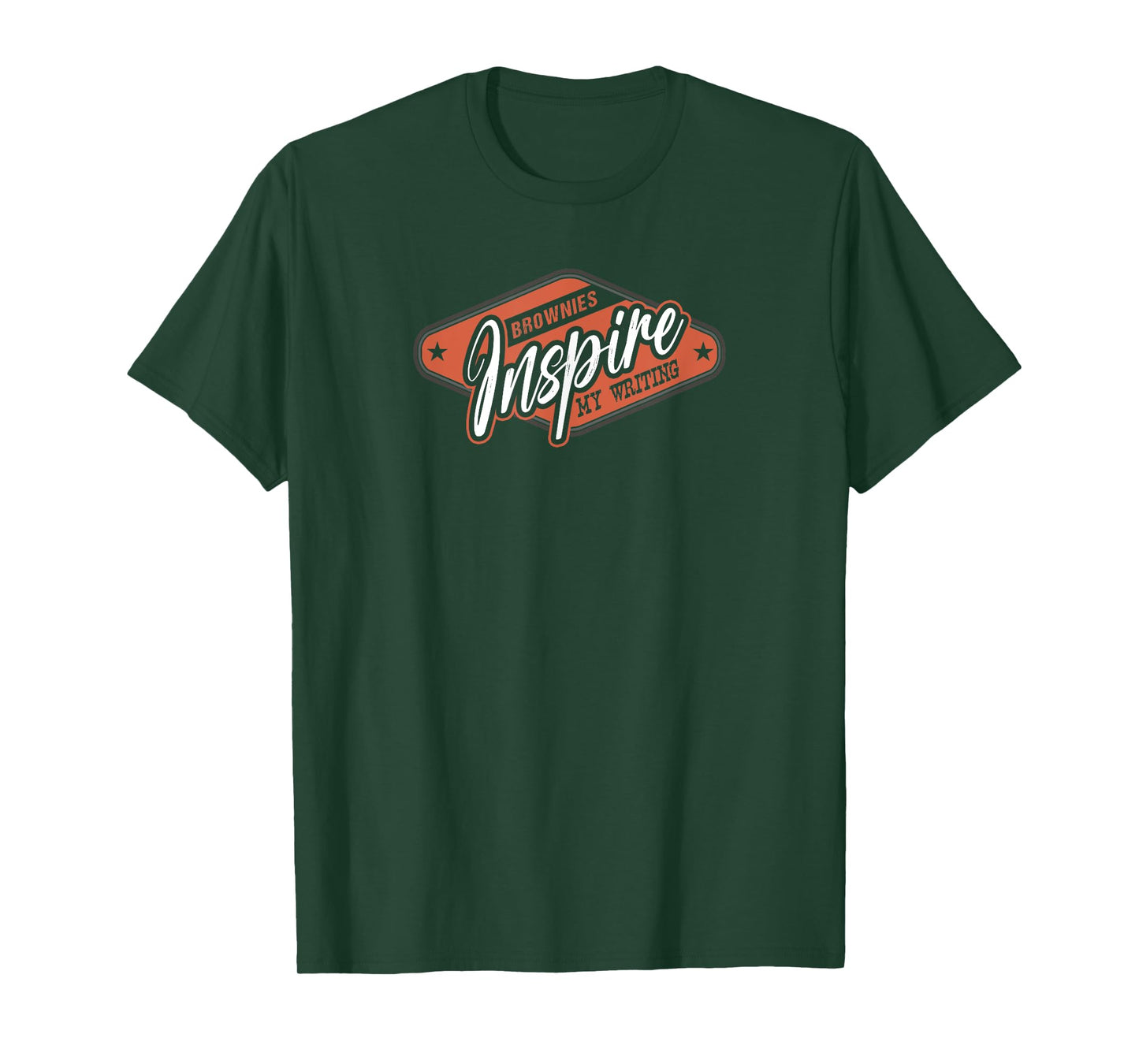 Brownies Inspire My Writing Funny Author Writer T-Shirt
