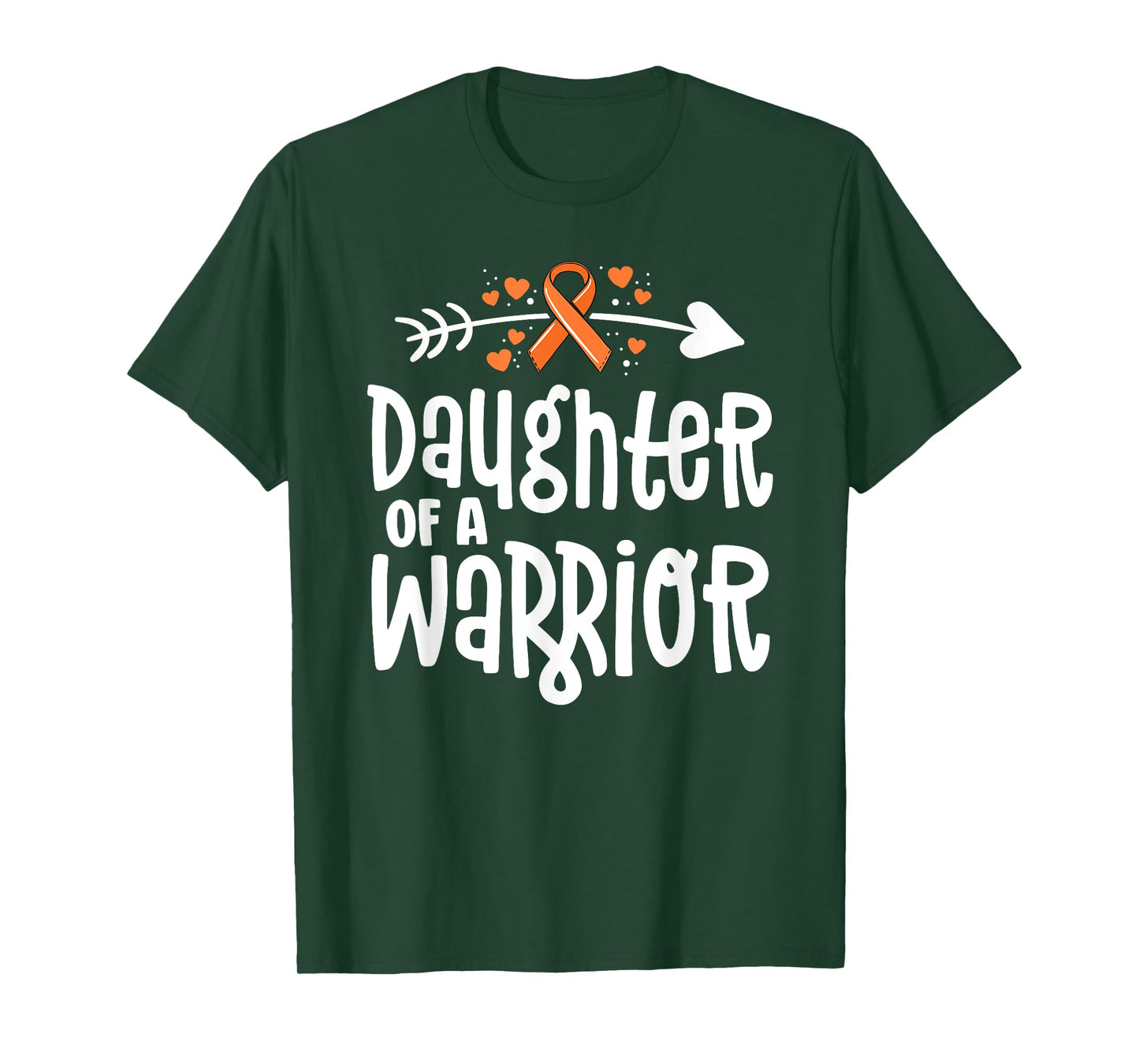 Daughter of a Warrior Gift Family Leukemia Cancer Awareness T-Shirt