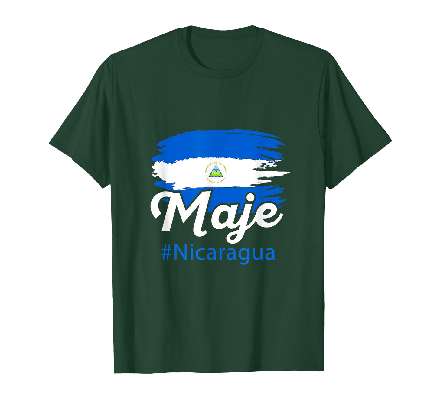 Nicaragua Flag Camiseta Nicaraguan Maje Nicoya Slang Saying T-Shirt