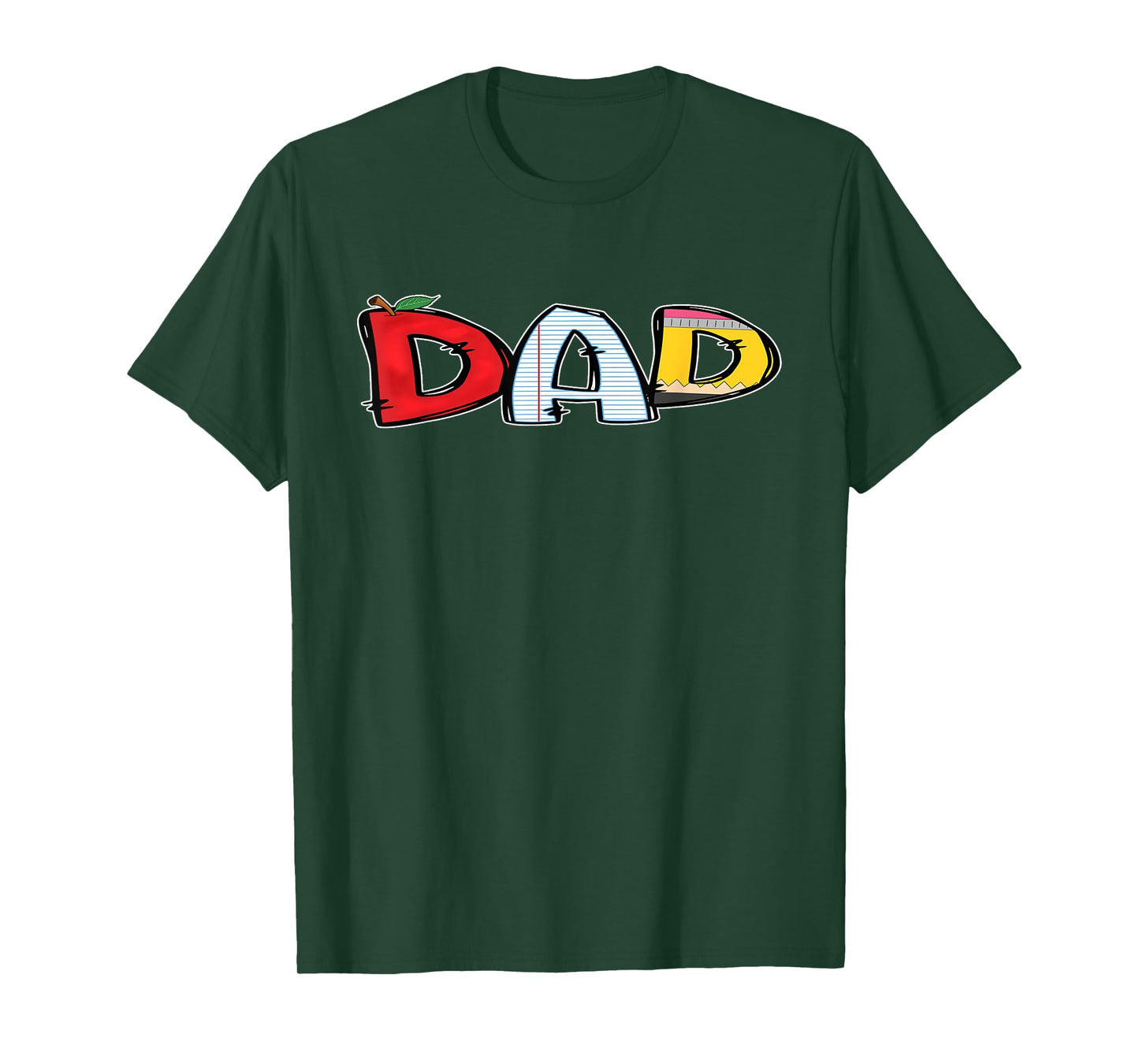 Pre-K 1st Grade Pencil Daddy Dad Kindergarten T-Shirt